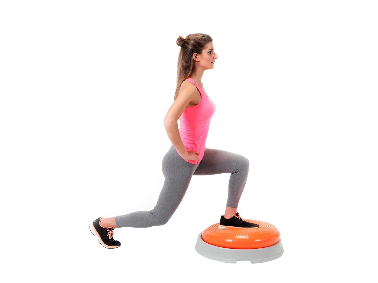 Gymnic Disco Dome Attrezzo fitness con cuscino Ø 60 cm arancione 3/6