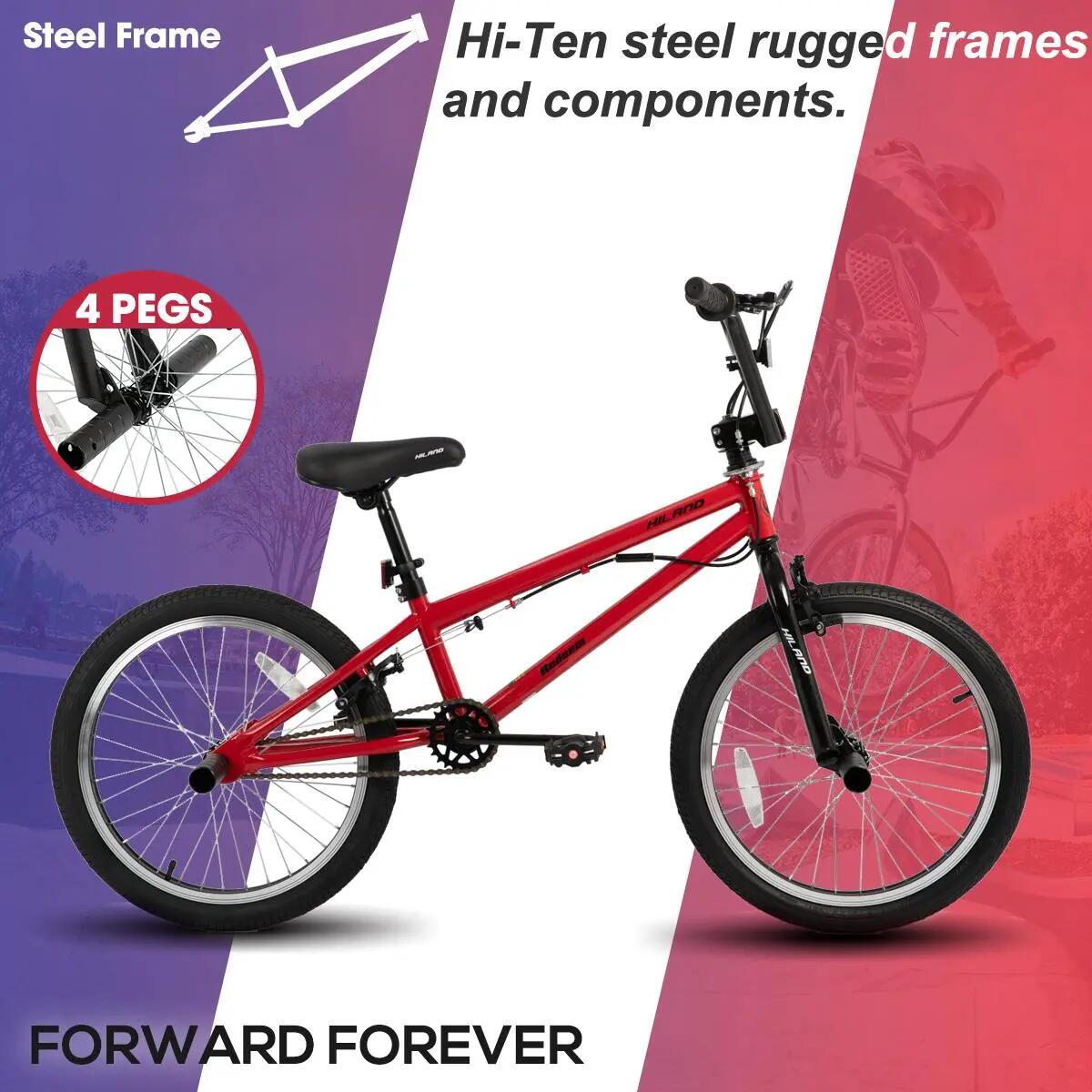 BMX Niño Niña Bicicleta Infantil 20 pulgadas Freestyle Monovelocidad 2/6