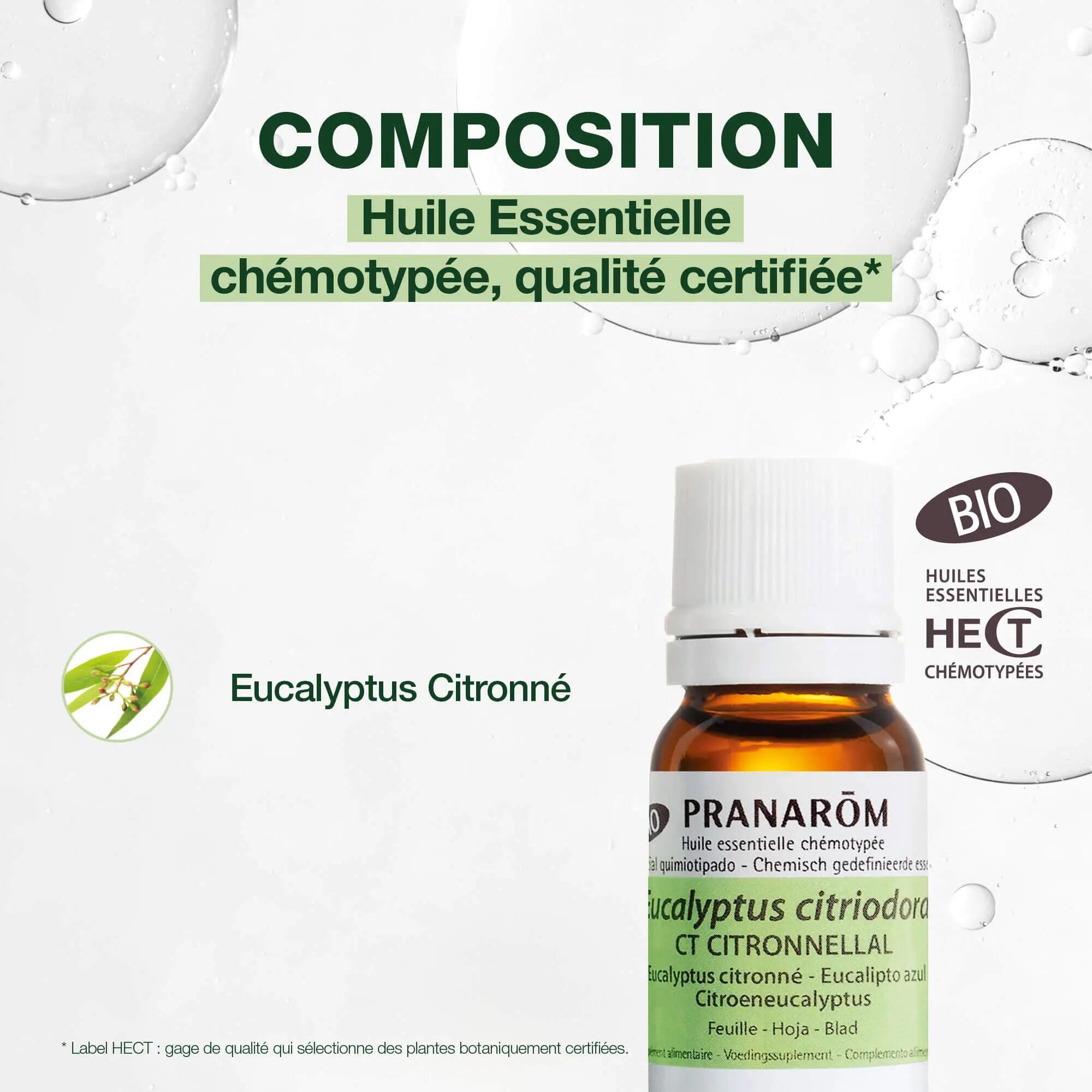 Huile essentielle d'Eucalyptus citronné BIO - Duo 2 x 10 ml 3/4