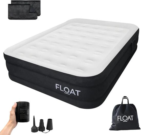 lit gonflable - camping - maintien ferme, pompe électrique intégrée - VersaVento