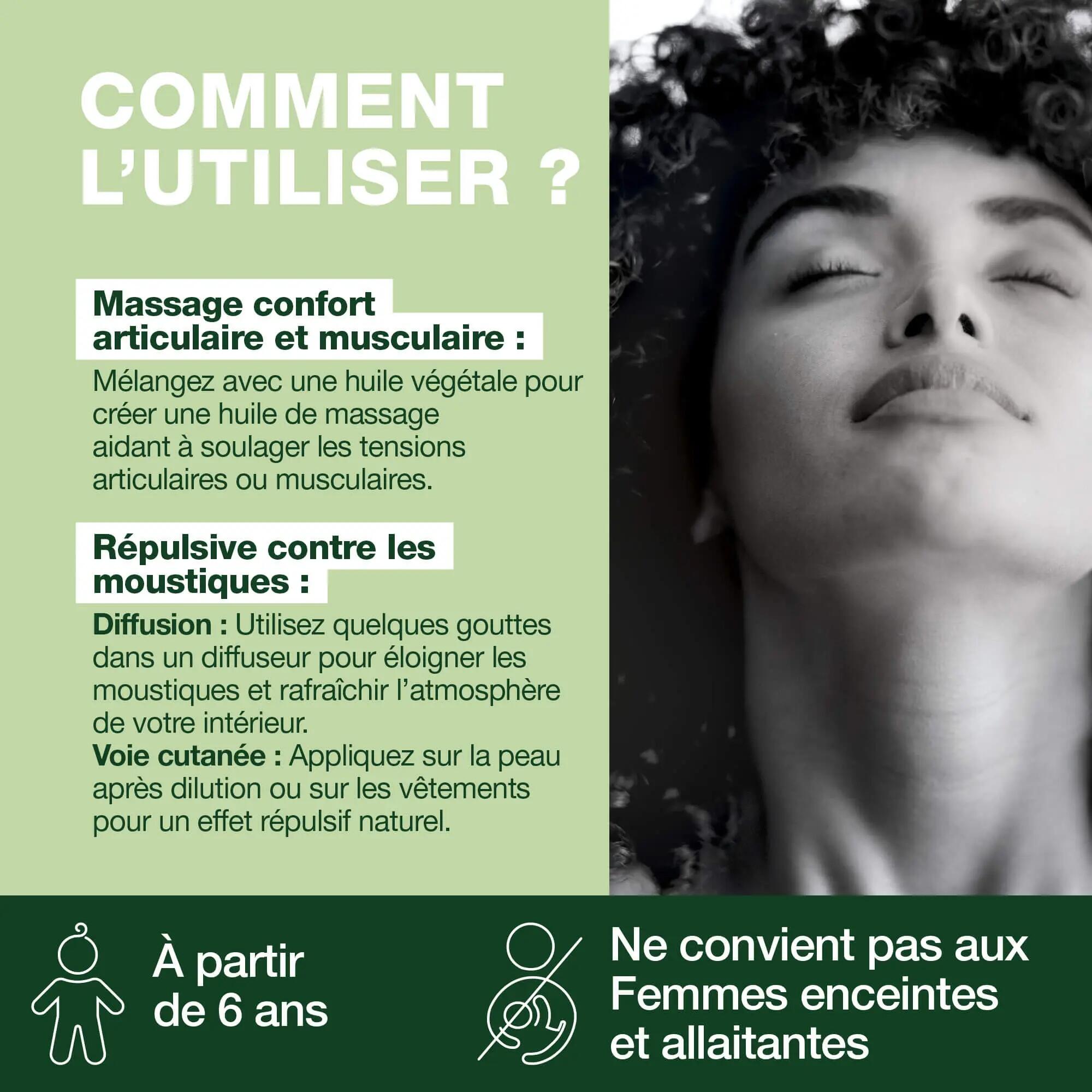 Huile essentielle d'Eucalyptus citronné BIO - Duo 2 x 10 ml 2/4