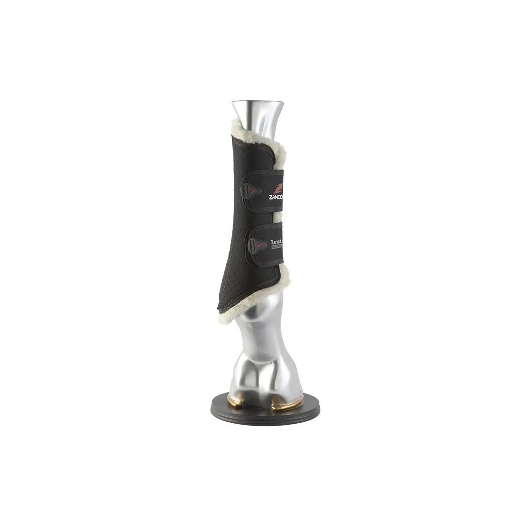 Rear work shin guards turnout boot air front