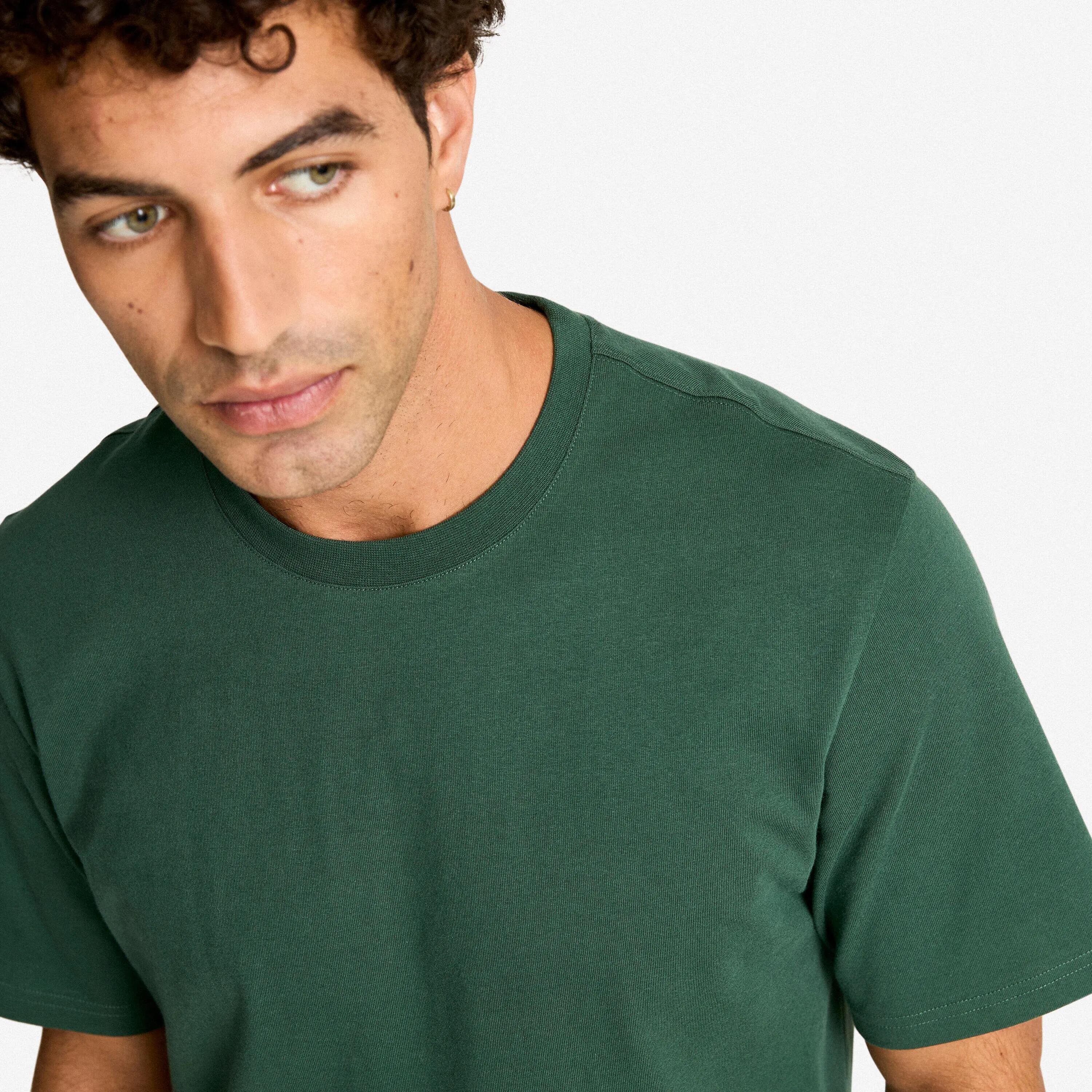Segunda Vida - T-shirt de Fitness Gola Redonda Homem Verde-escuro - Excelente 5/5