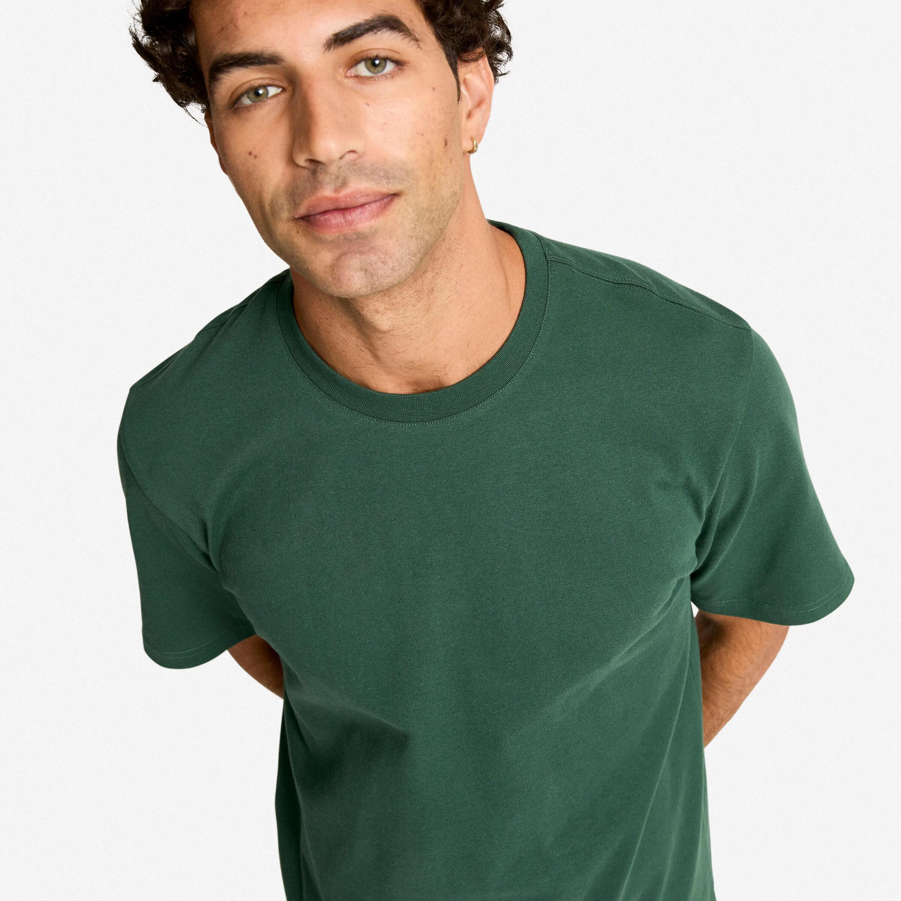 Segunda Vida - T-shirt de Fitness Gola Redonda Homem Verde-escuro - Excelente 4/5