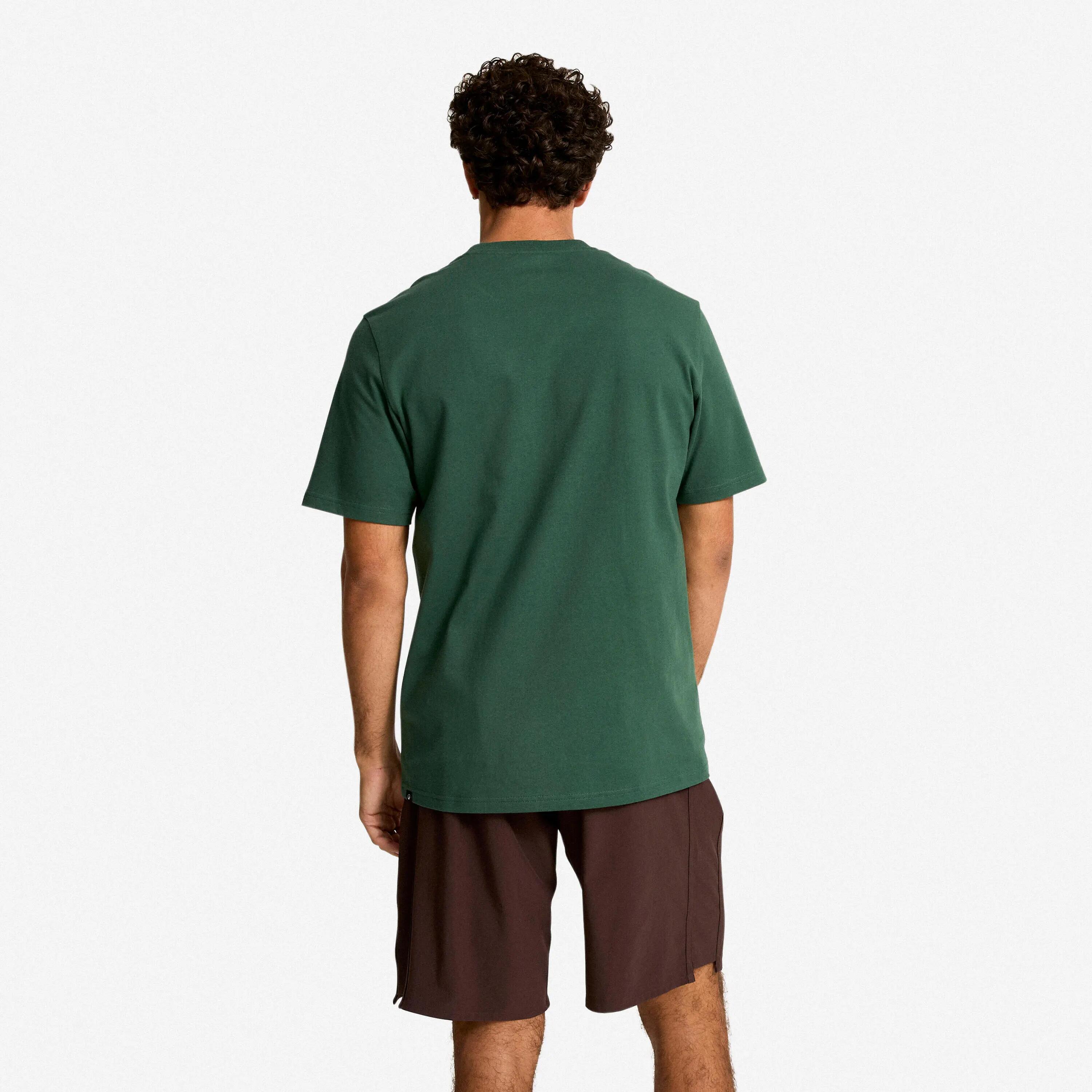 Segunda Vida - T-shirt de Fitness Gola Redonda Homem Verde-escuro - Excelente 3/5