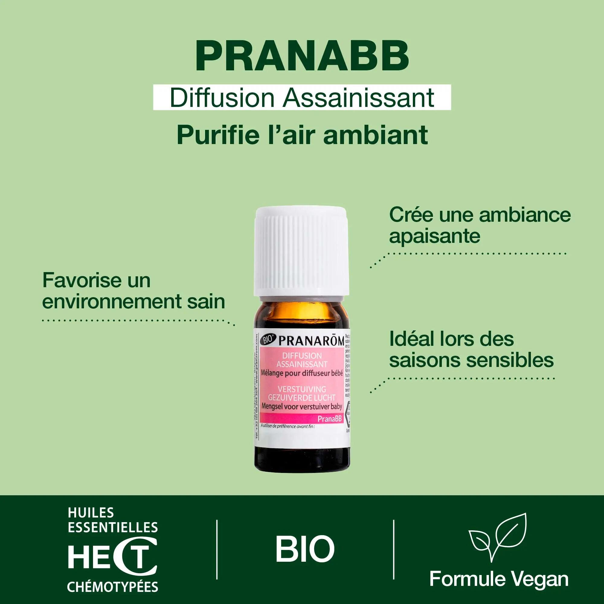 Diffusion assainissante bébé - Huiles essentielles bio 4/4