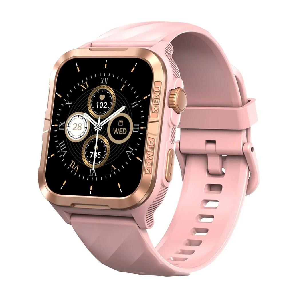 Blackview W10 Pro smartwatch - Bluetooth calling, GPS, 600mAh battery, pink