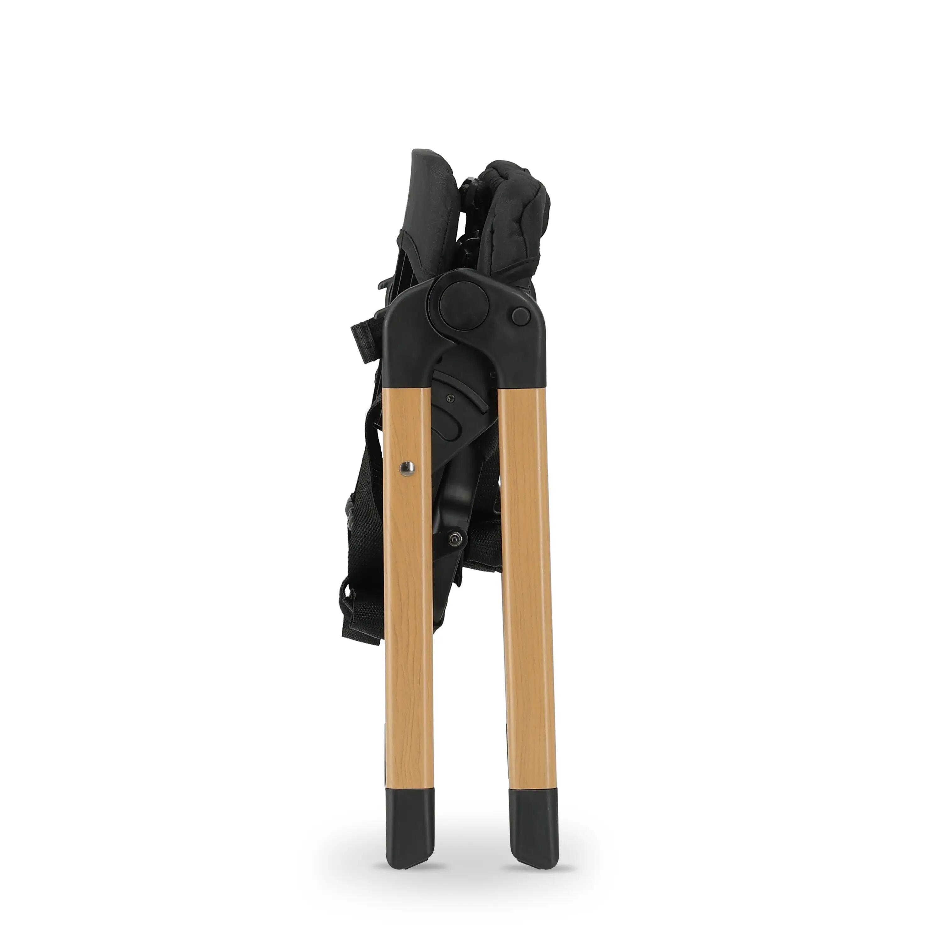 Deryan Booster Stoelverhoger S - Zwart/Hout 7/9
