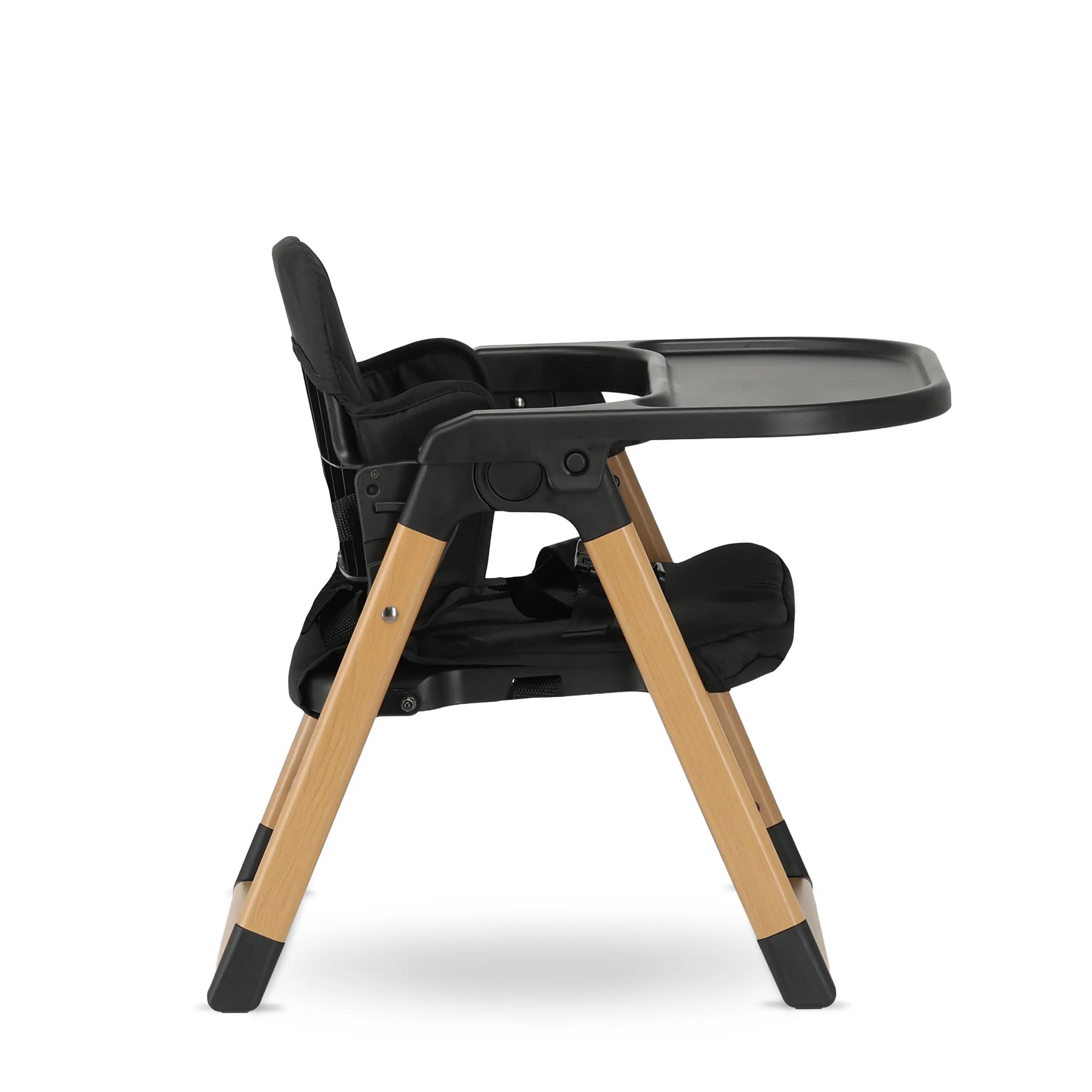 Deryan Booster Stoelverhoger S - Zwart/Hout 6/9