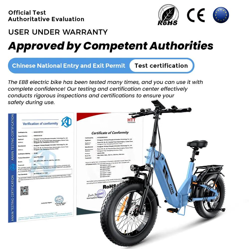 City bike elettrica pieghevole iScooter EB8 250W 720Wh 20 pollici 10/10
