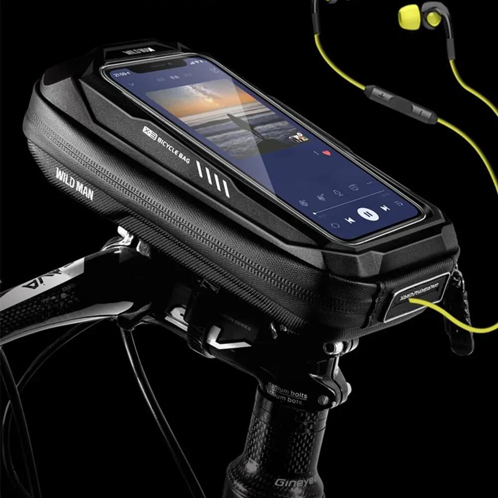Fietstas voor stuur met touchscreen-telefoonhouder WILD MAN 6/6