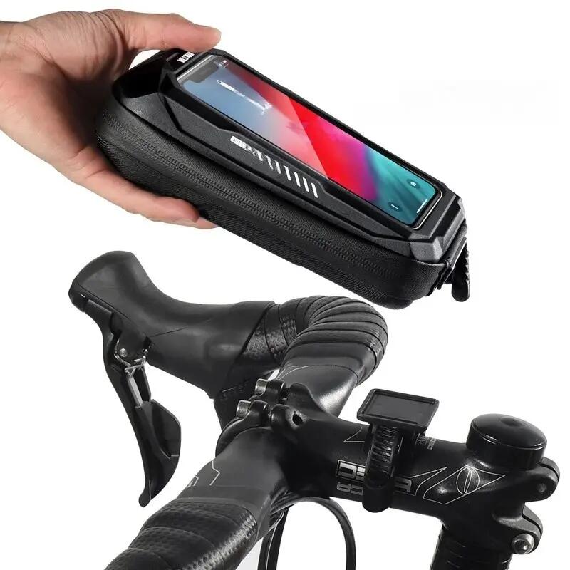 Fietstas voor stuur met touchscreen-telefoonhouder WILD MAN 4/6