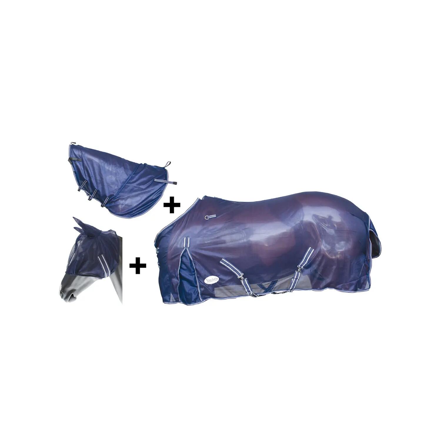 Coperta rete superiore c/copricollo e maschera modello viana 1/1
