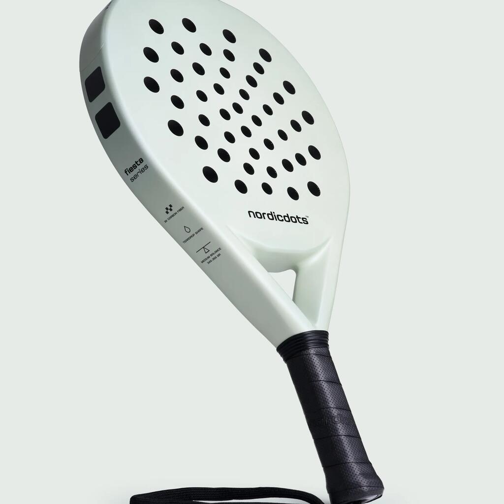 Padel Racket for adults Fiesta Series - Mineral Green