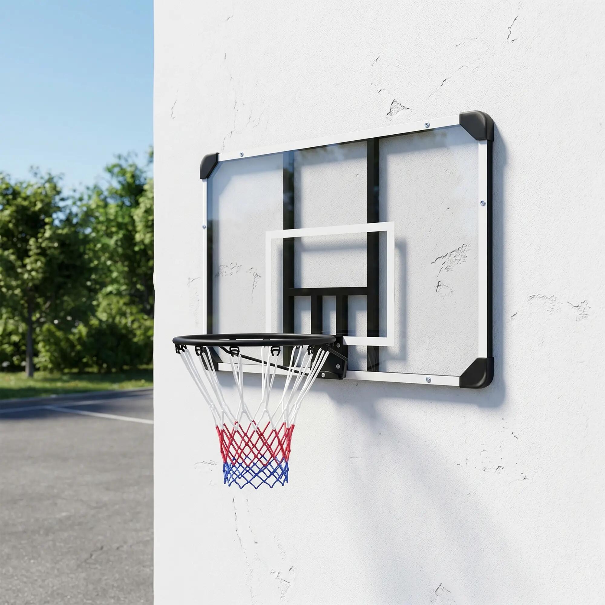 Canasta de Baloncesto SPORTNOW 113x61x73 cm Blanco 2/4
