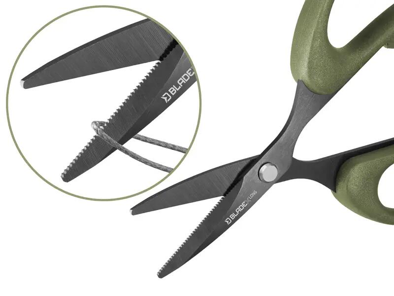 Forbici BladeX Long Titan con lama dentata 3/4