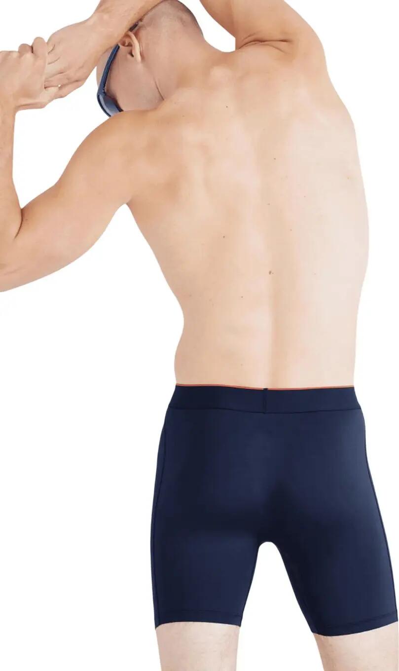 Boxer Saxx Multi-Sport Mesh Brief Fly Blu/Nero Uomo (Confezione da 3) 3/4