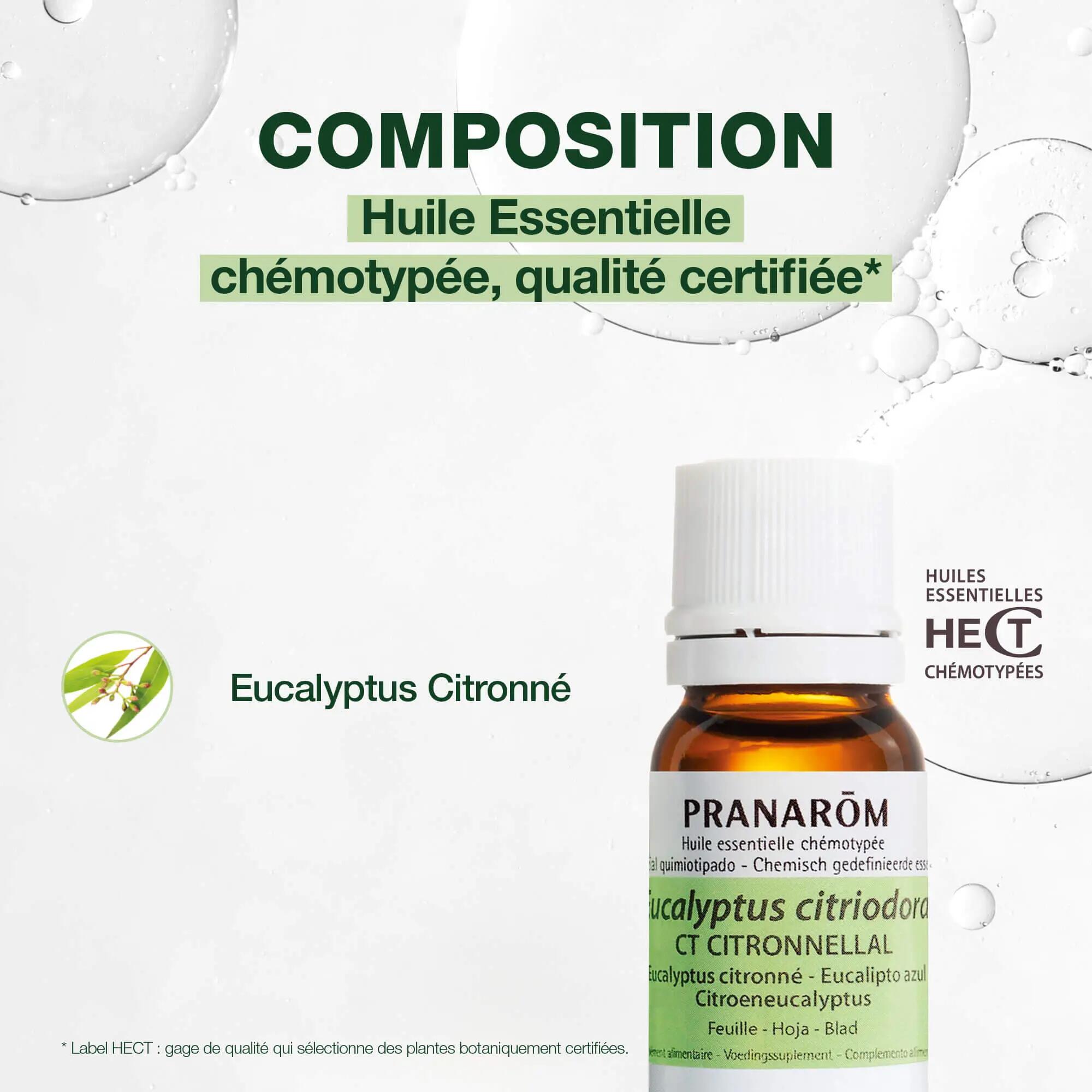 Huile essentielle - Eucalyptus citronné bio 10 ml 3/4