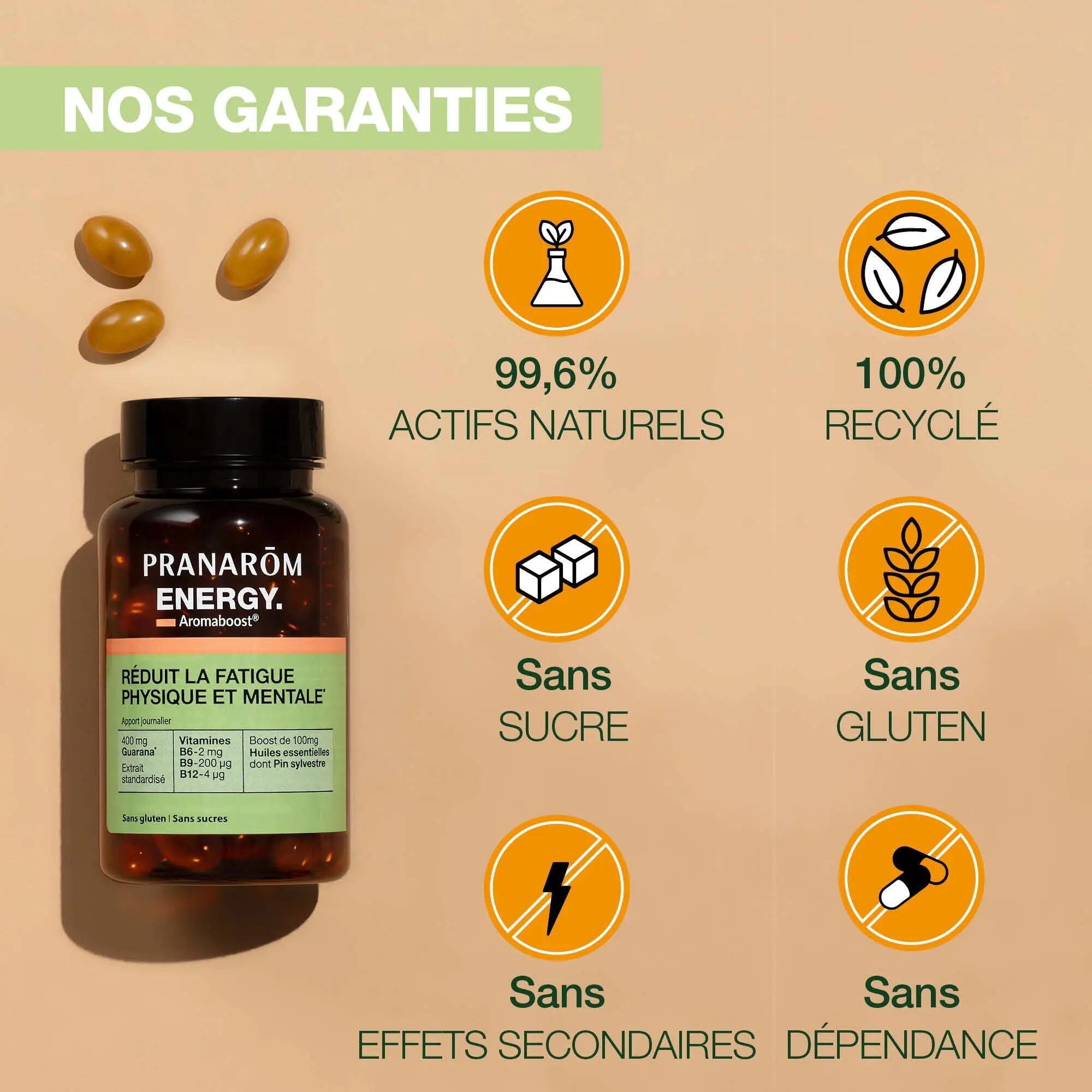 Complément Energy - Guarana B6/B9/B12 - 60 capsules 5/6