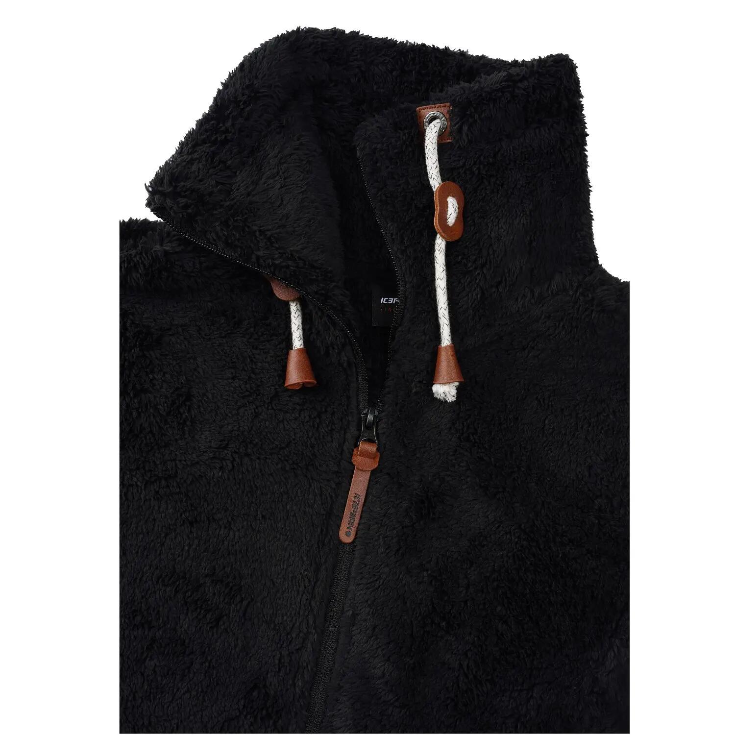 Icepeak Colony Fleecejacke Damen Langhaar Jacke Fleece 3/4
