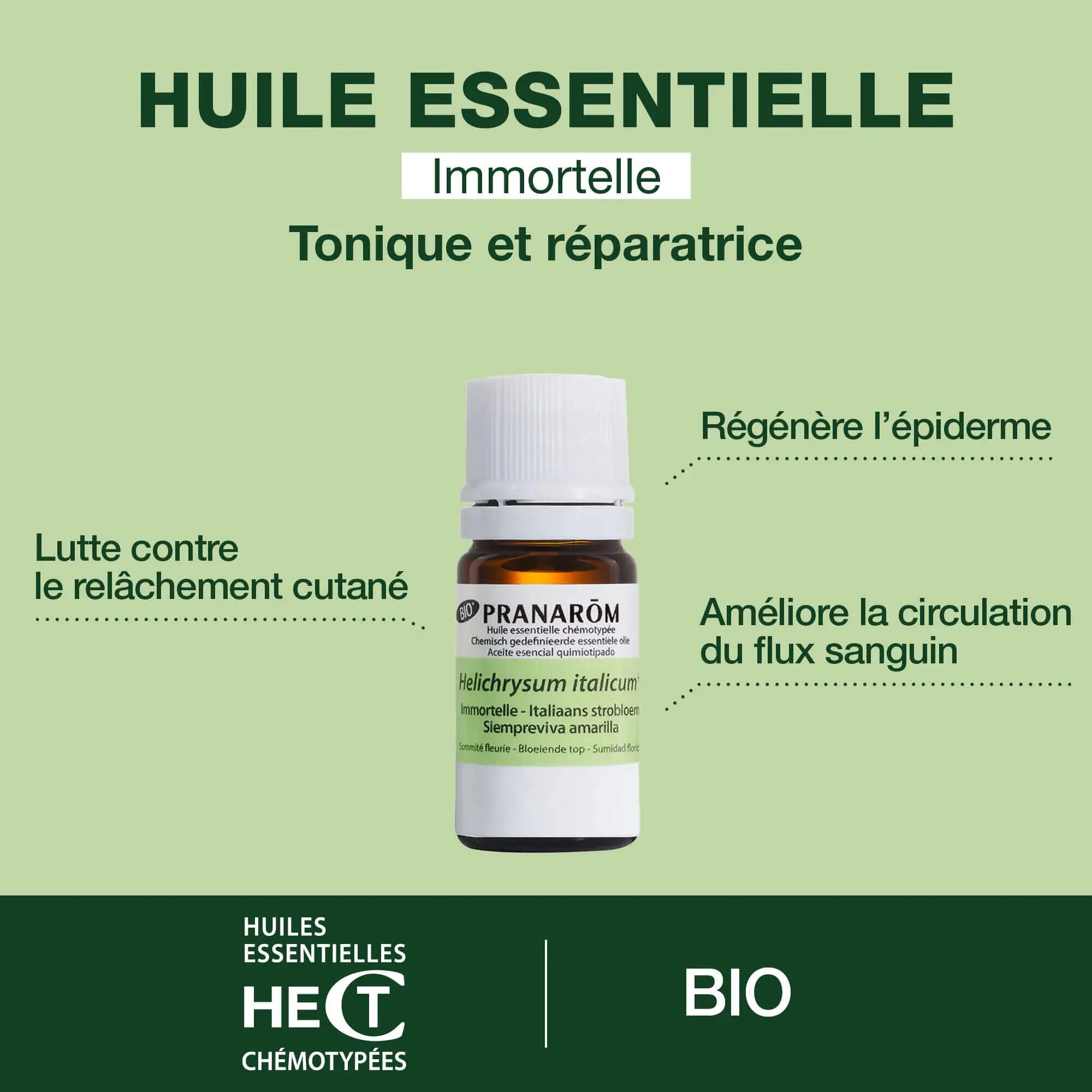 Huile Essentielle d'Immortelle - Soin cutané, circulation - Bio 4/4