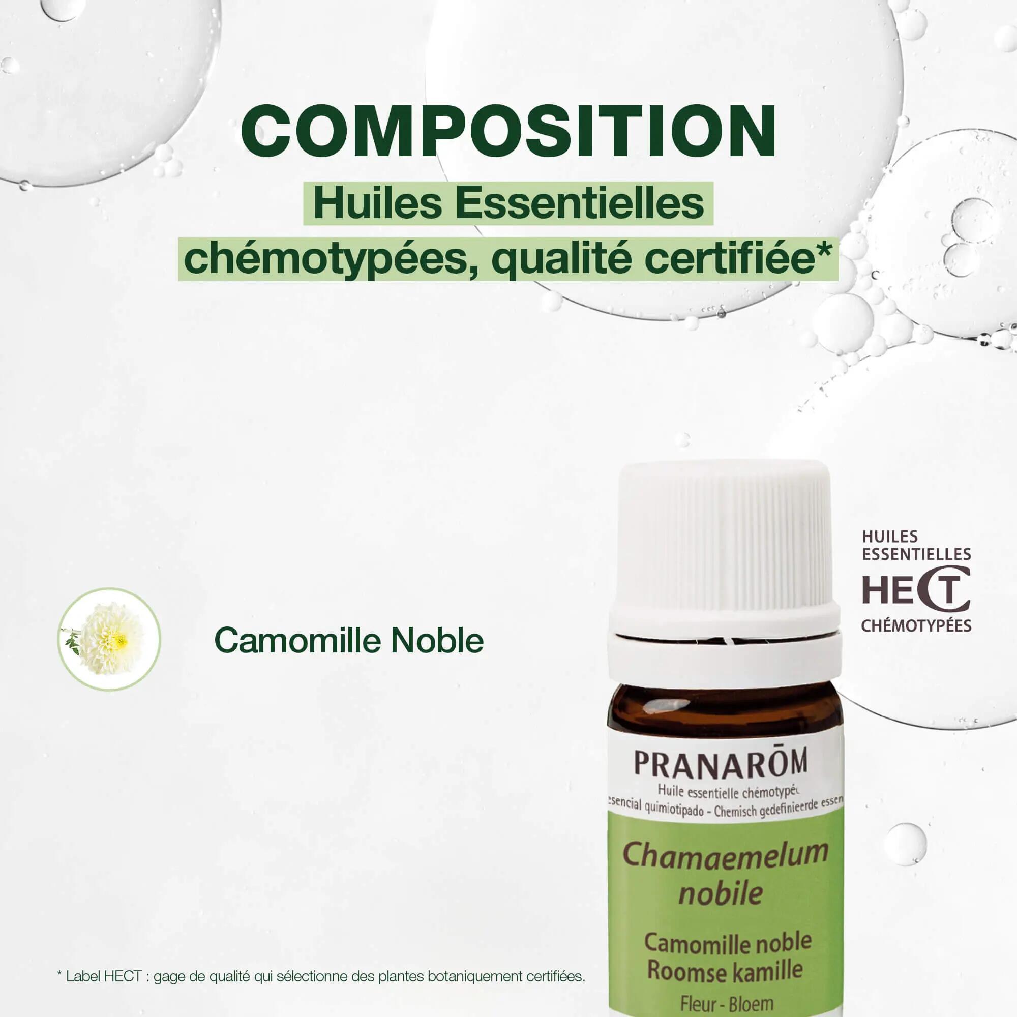 Huile essentielle - Camomille noble - 100% bio - Chémotypée HECT 3/4