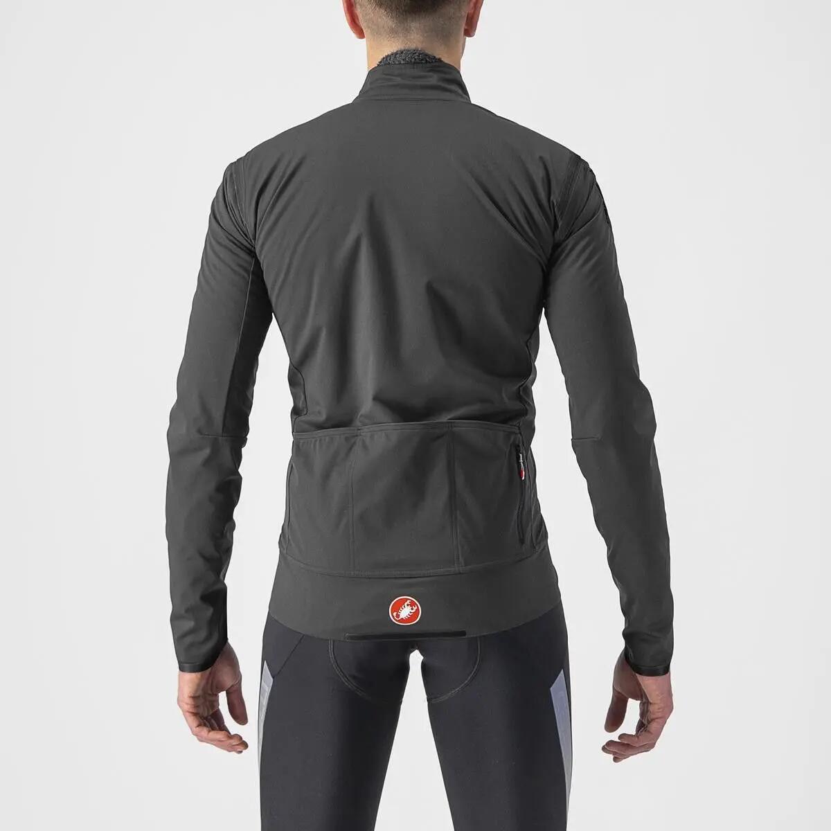 Castelli Alpha Ultimate Long Sleeve Jacket Dark Grey/Black 2/2