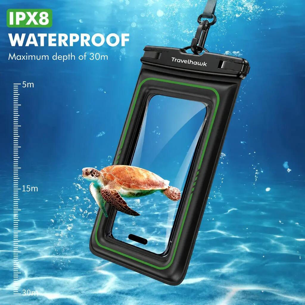 Wasserdichte Handyhülle – Set mit 2 wasserdichten Smartphone-Hüllen 6/7
