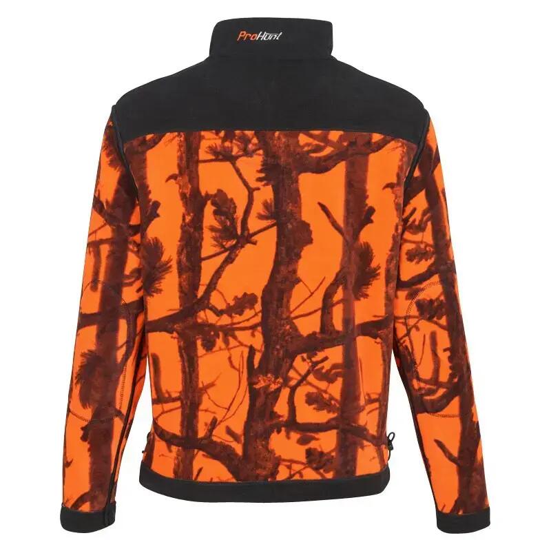ProHunt Wendbare Fleecejacke Herren (GhostCamo Blaze) Größe XXL 3/4