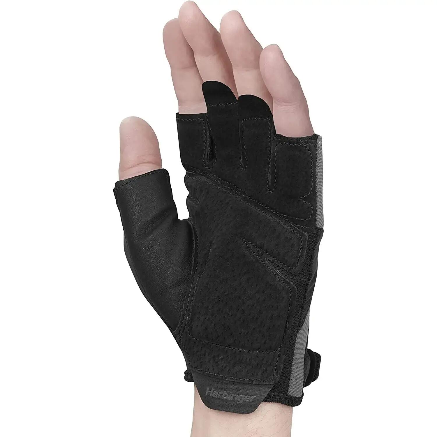 Harbinger Gants de Musculation Training Grip 2.0 Unisexe Noir Taille S 4/5