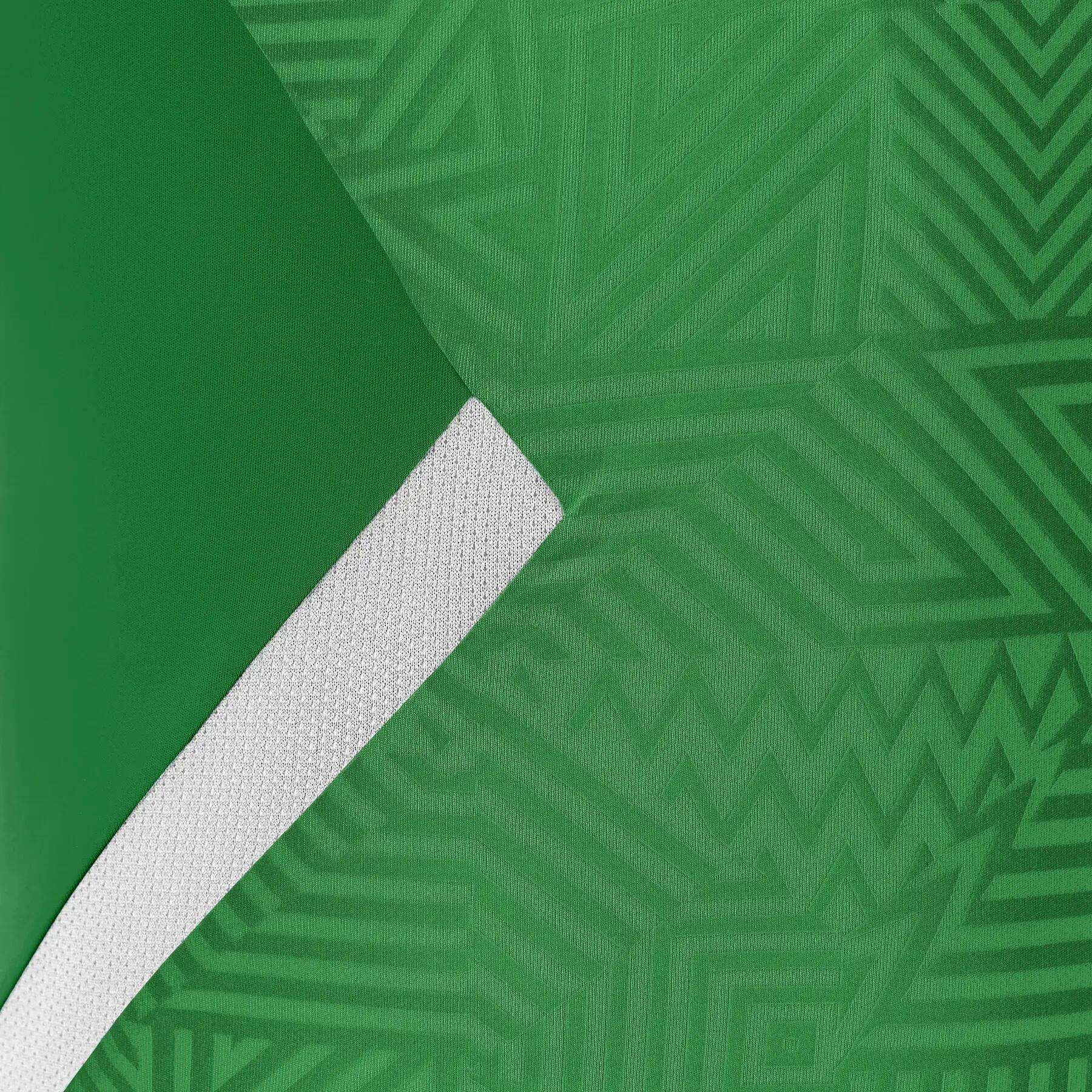 Herren - Fußball - Trikot - atmungsaktiv, kurzarm - Shedir - weiß/grün 7/7