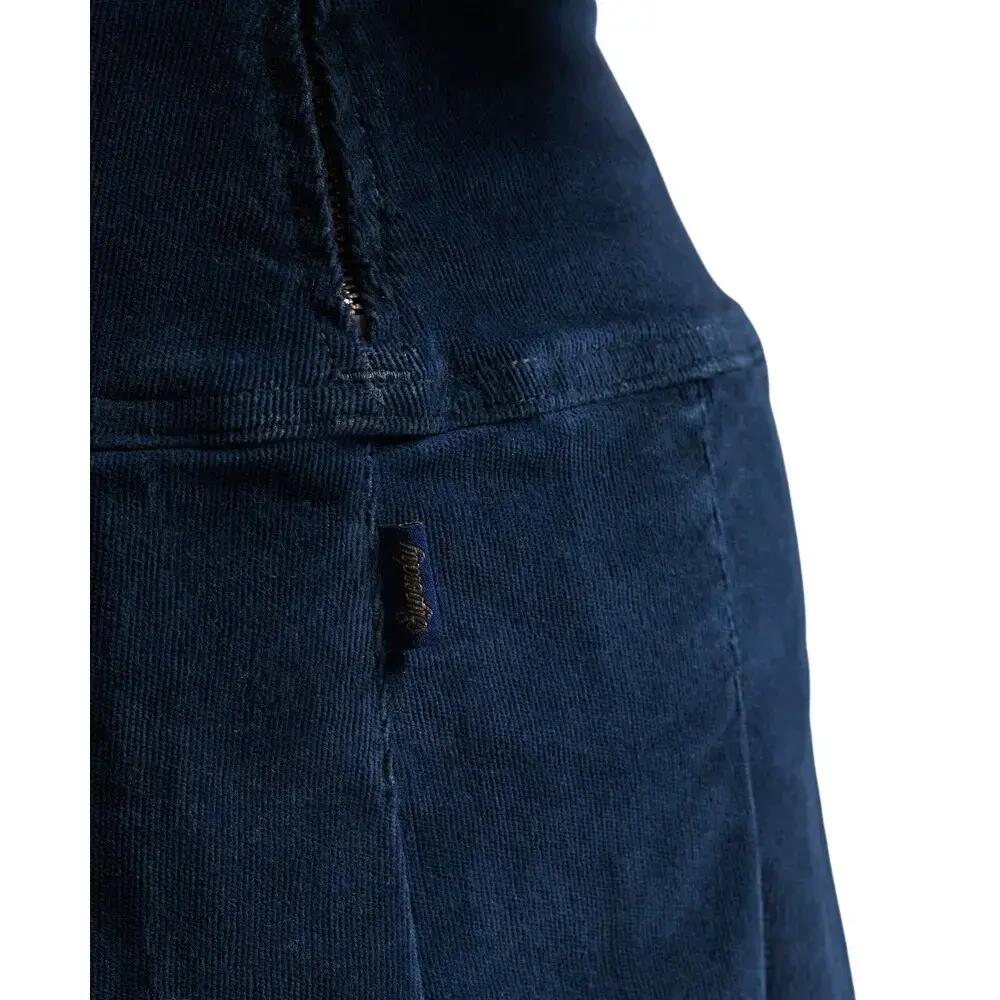 superdry Minigonna plissettata vintage in velluto a coste – NAUTICAL NAVY 4/4