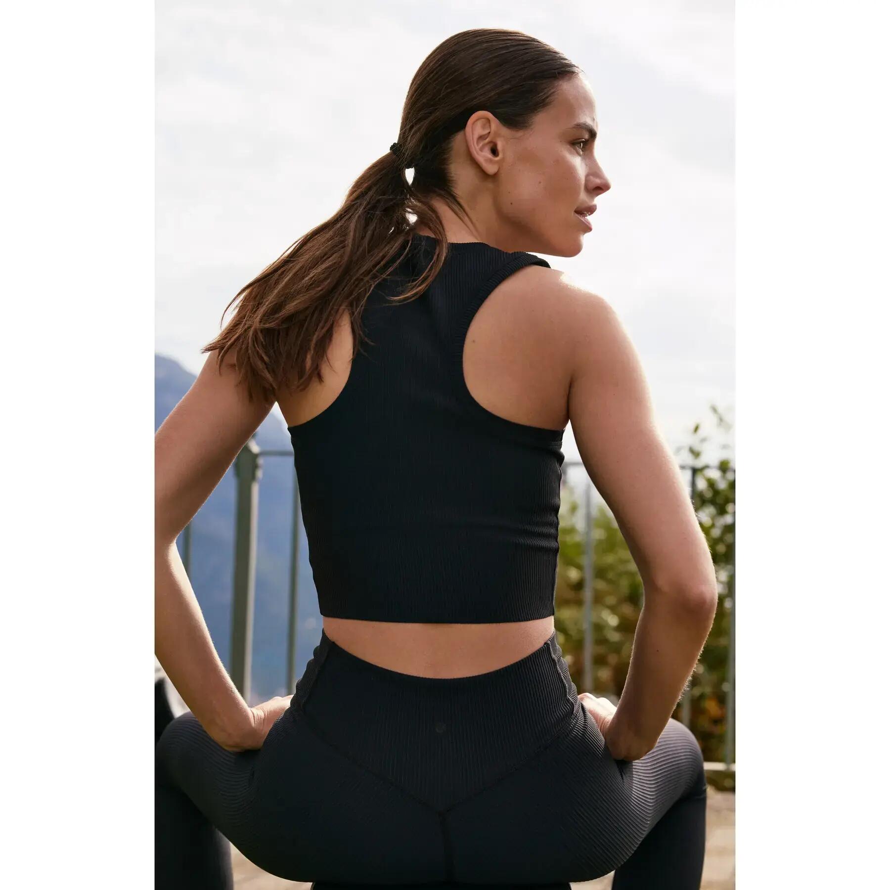 bjorn_borg STUDIO RIBBED CROPPED TANK TOP en polyamide recyclée 5/5