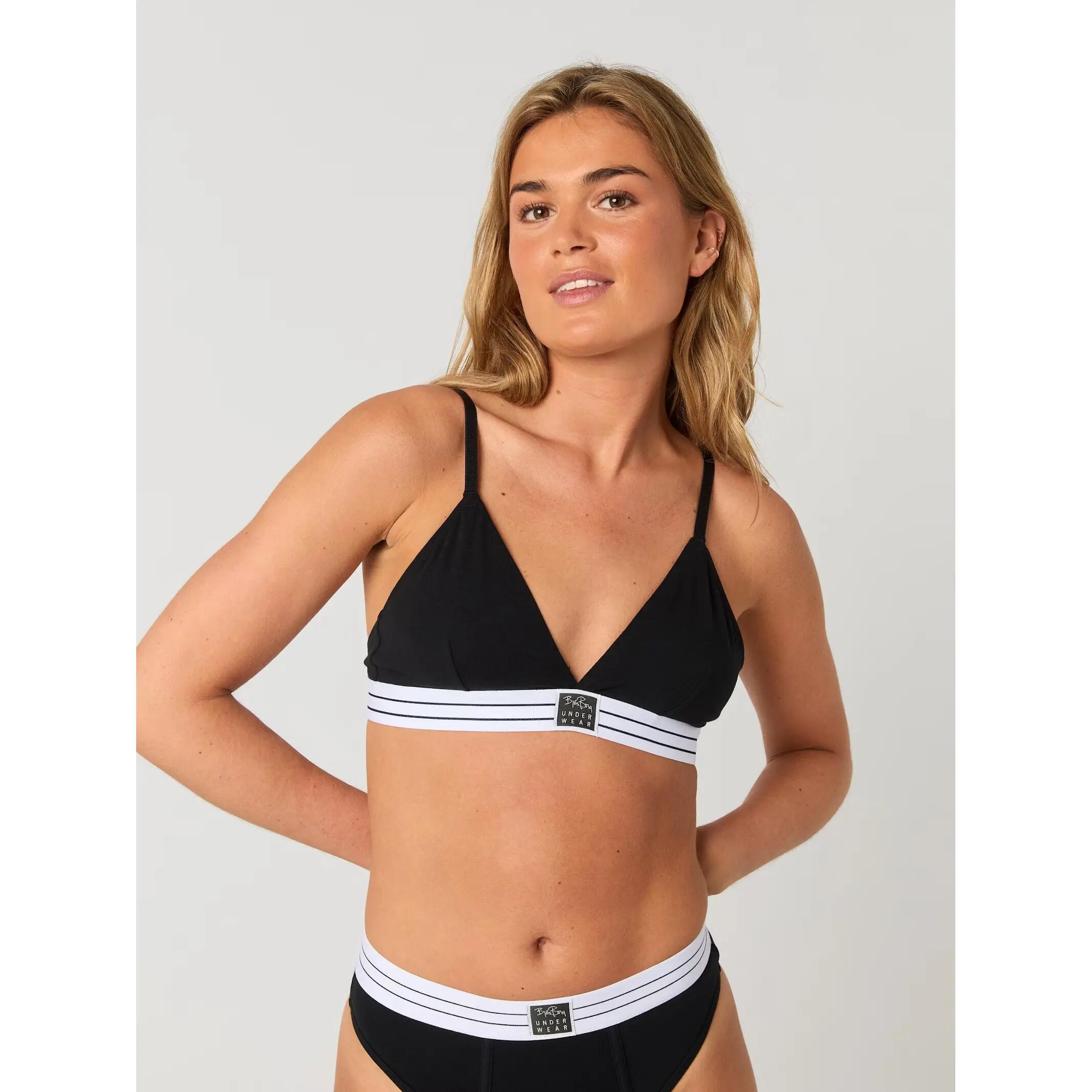 bjorn_borg ORIGINAL TRIANGLE BRA 1p – BLACK BEAUTY 2/3