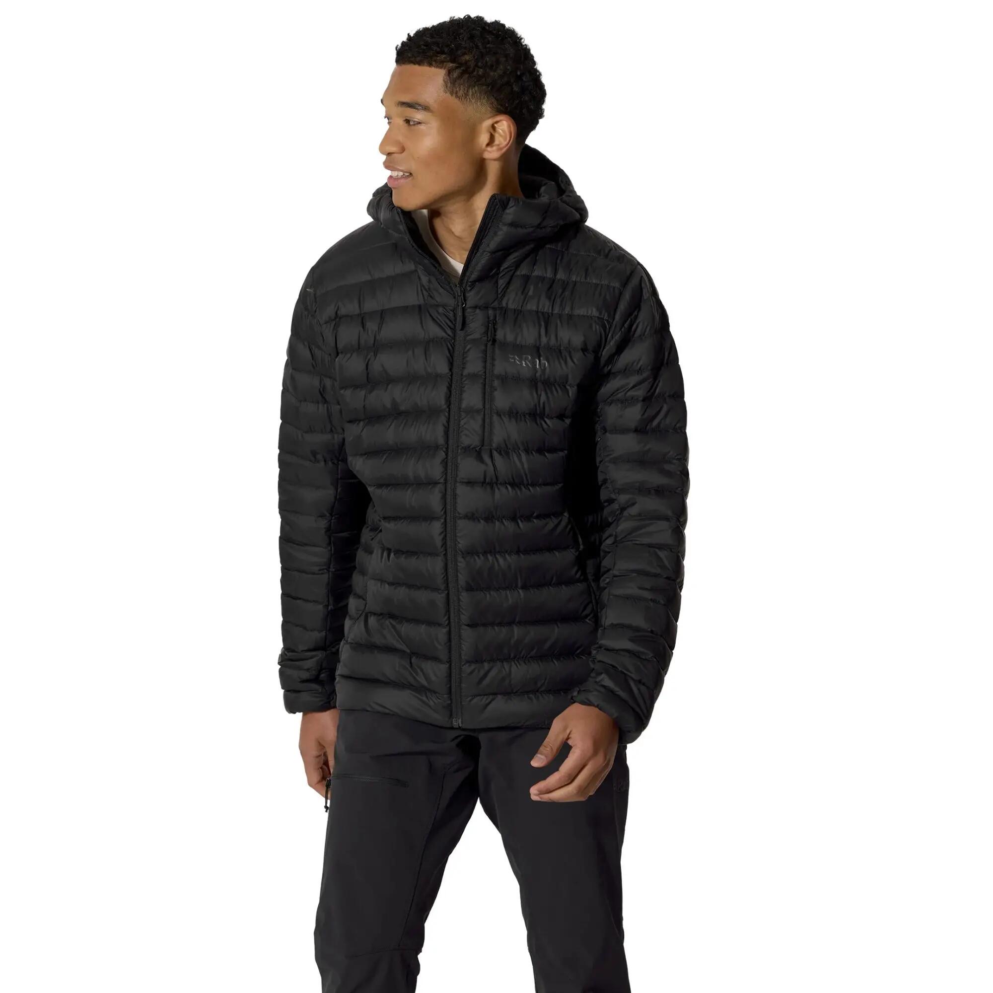 Men's Down Jacket Microlight Alpine - Anthracite -  1