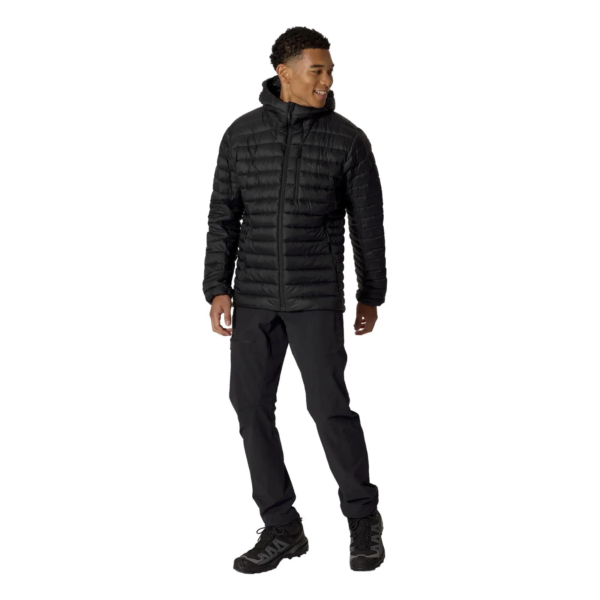 Men's Down Jacket Microlight Alpine - Anthracite -  3