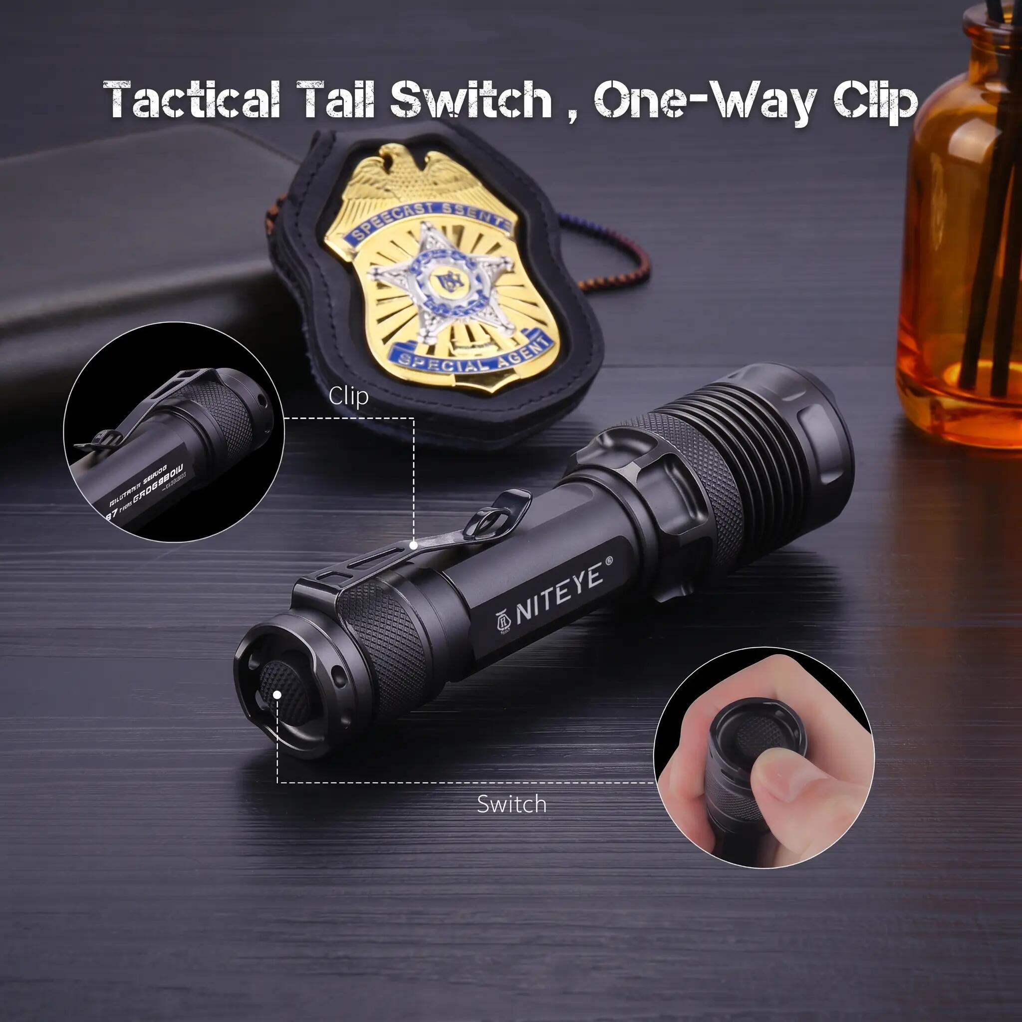 M37 Pro Tactical Flashlight 3700 Lumens torch 8/12