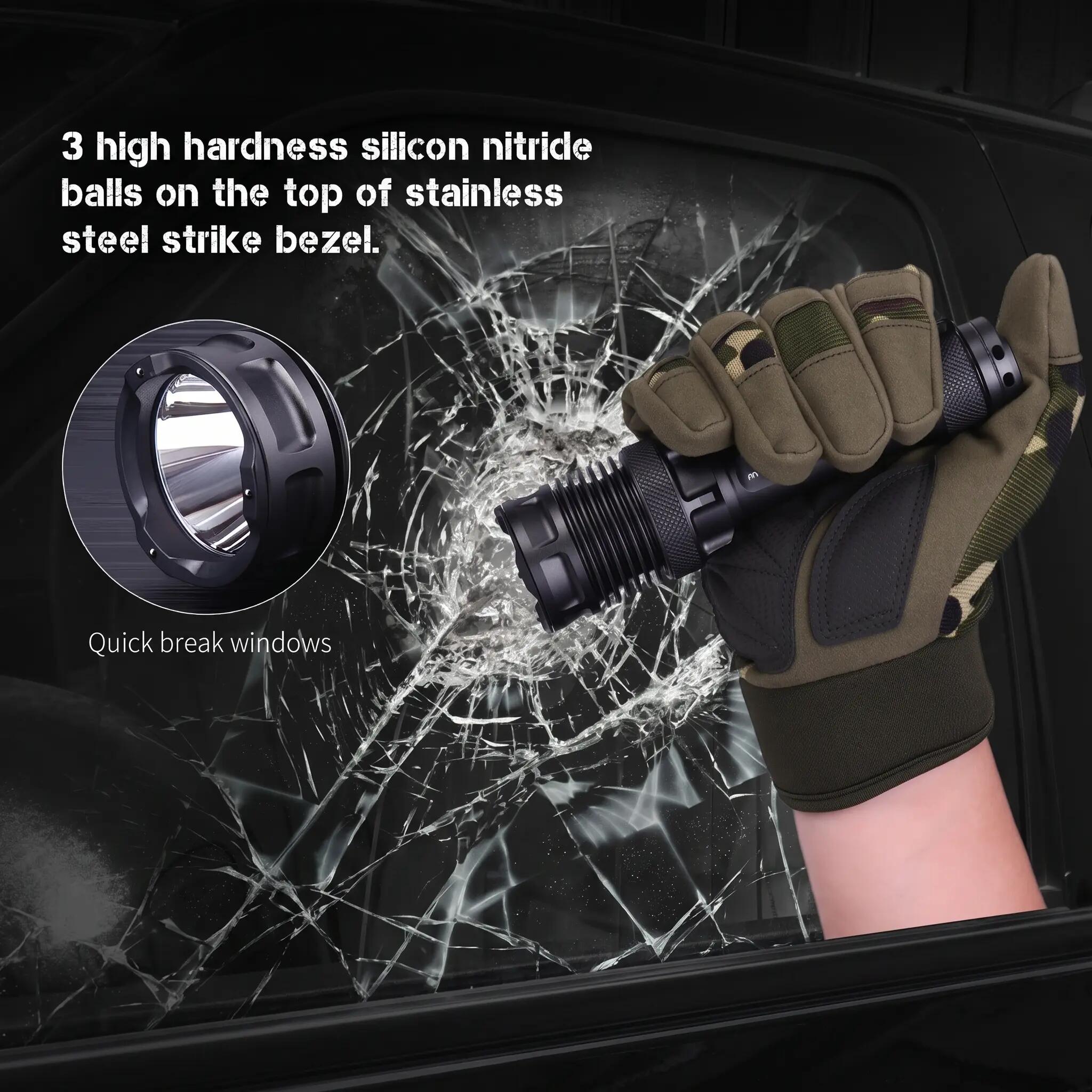 M37 Pro Tactical Flashlight 3700 Lumens torch 7/12