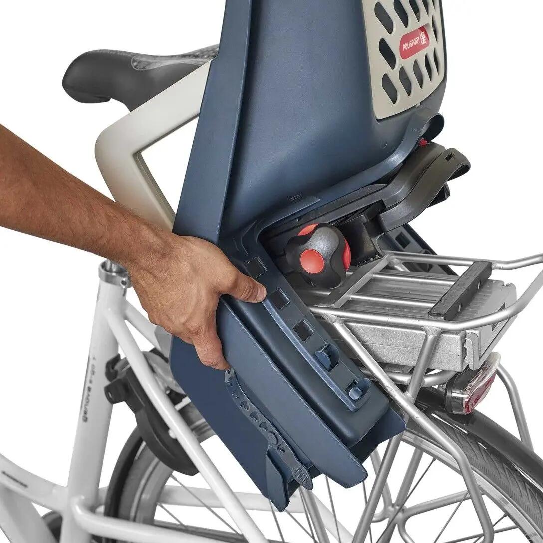 Fahrradkindersitz für Kinder mit Gepäckträgerbefestigung Polisport Guppy Maxi 2/7