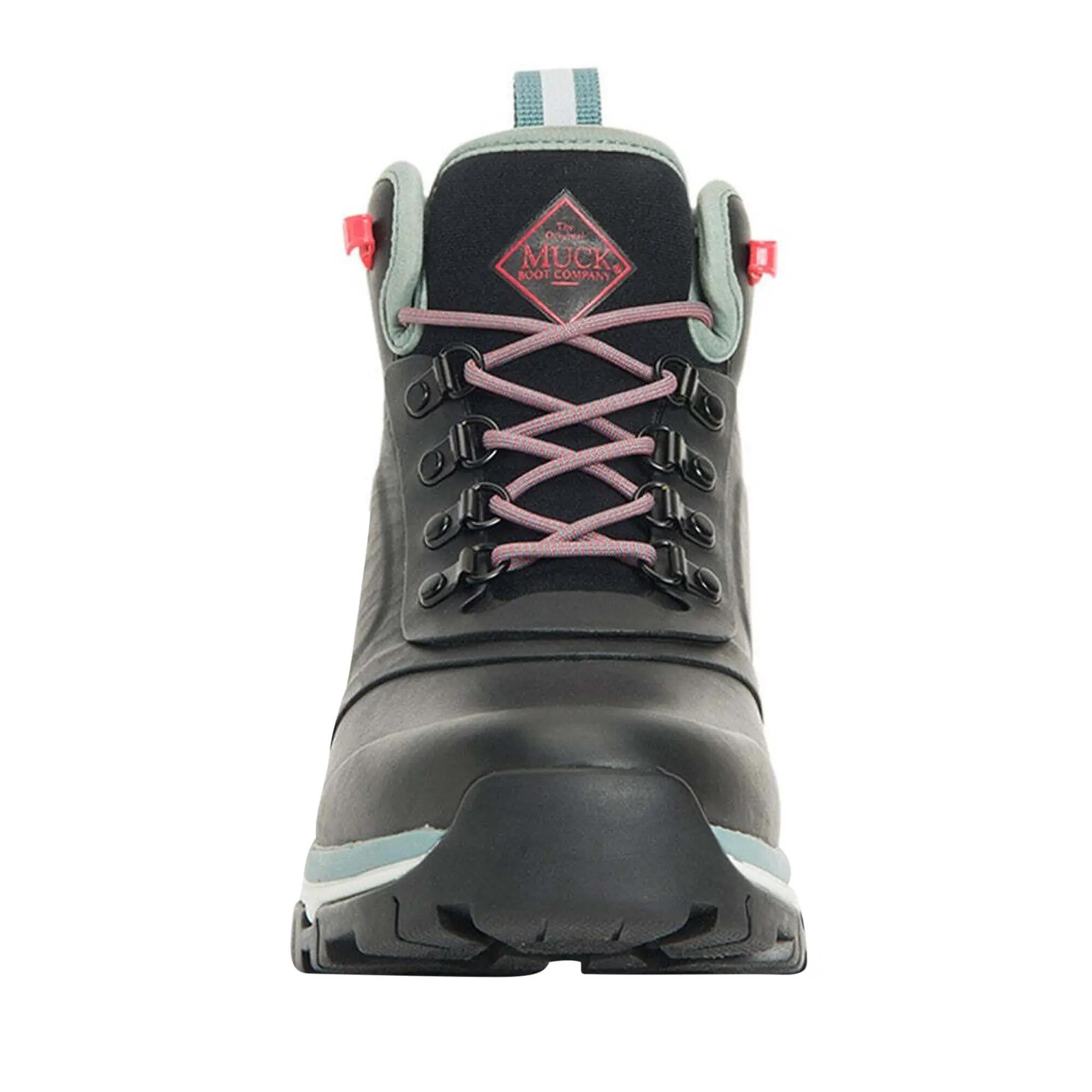 Womens/Ladies Apex Wellington Boots (Black/Sky Blue) 5/5