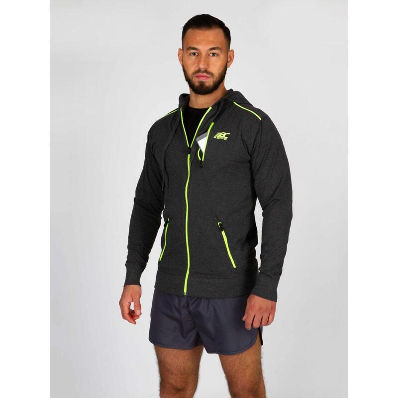 Sweat à capuche Fridolin Gris