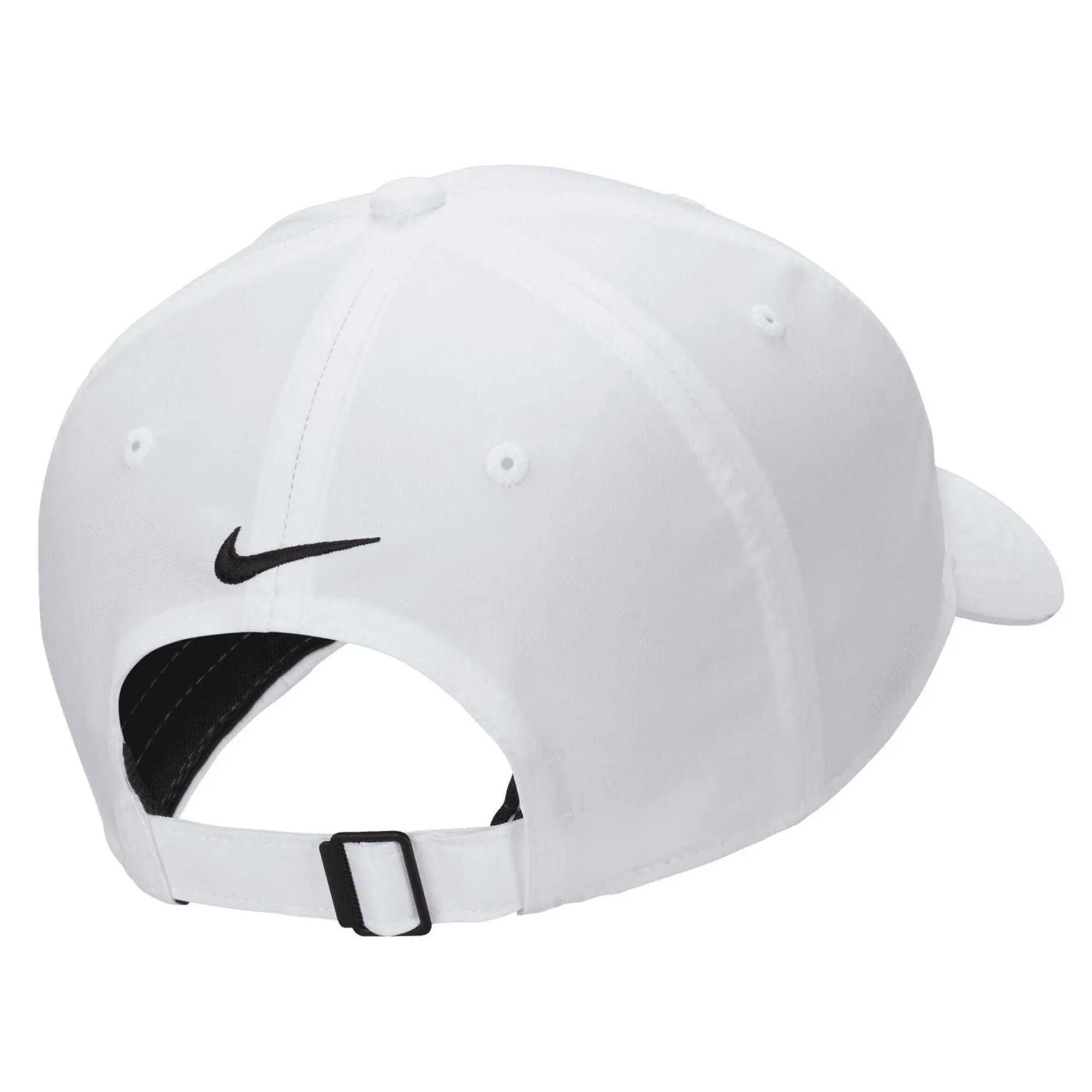 Blank Structured Baseball Cap (White/Black) 2/2