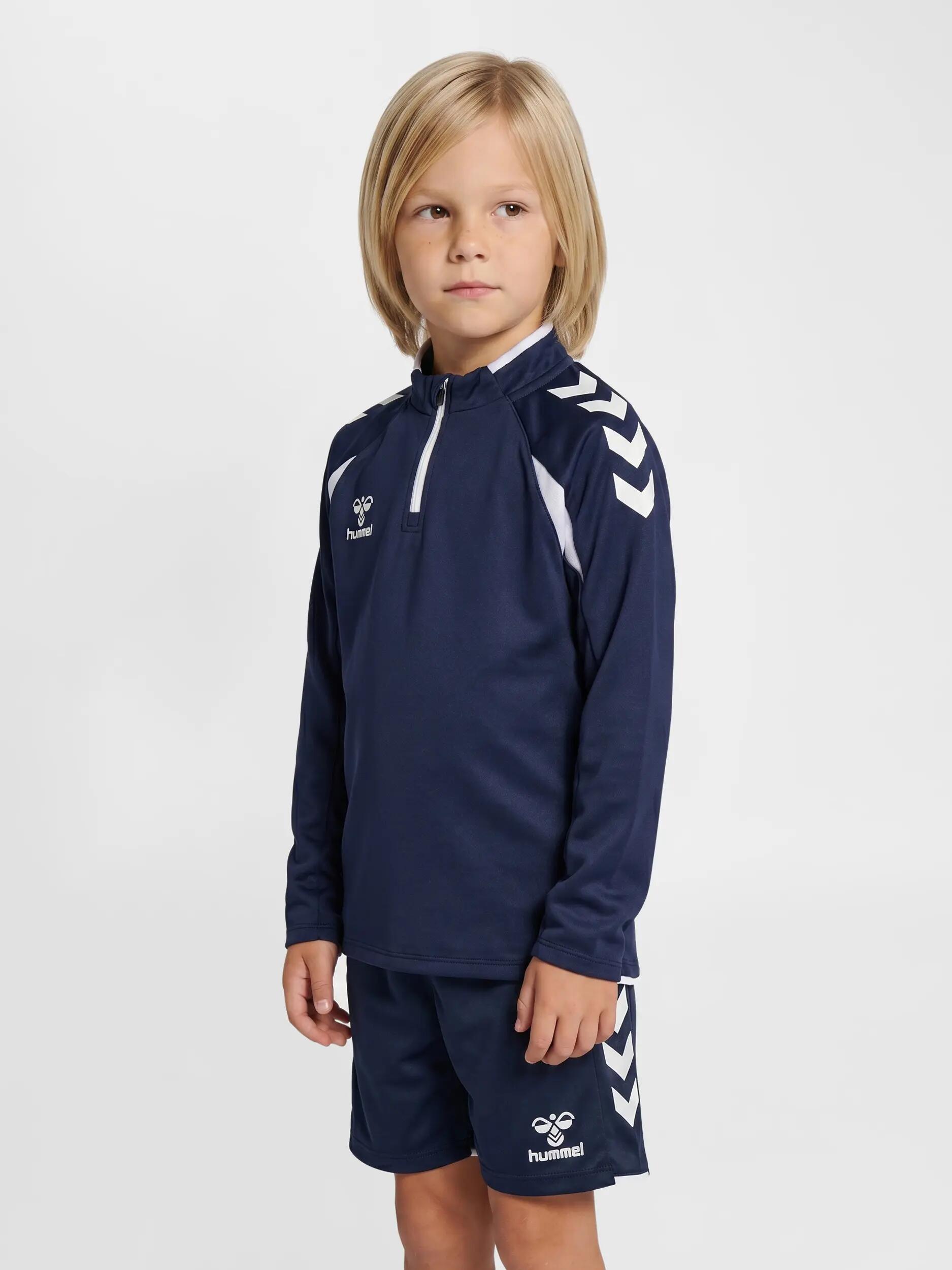 Media Cremallera Zip Sudadera Hmlcore Los Niños Unisex 3/12