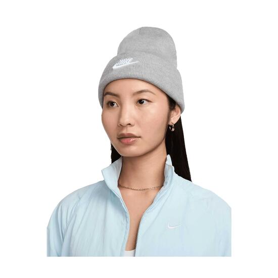 Berretto Adulto Unisex Nike Futura Peak Grigio Erica Scuro Bianco