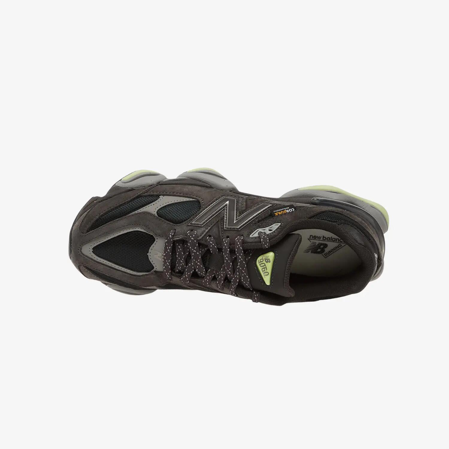 New Balance 9060 Grigio Cement Dry Lime Uomo U90602P8 GREY 2/5