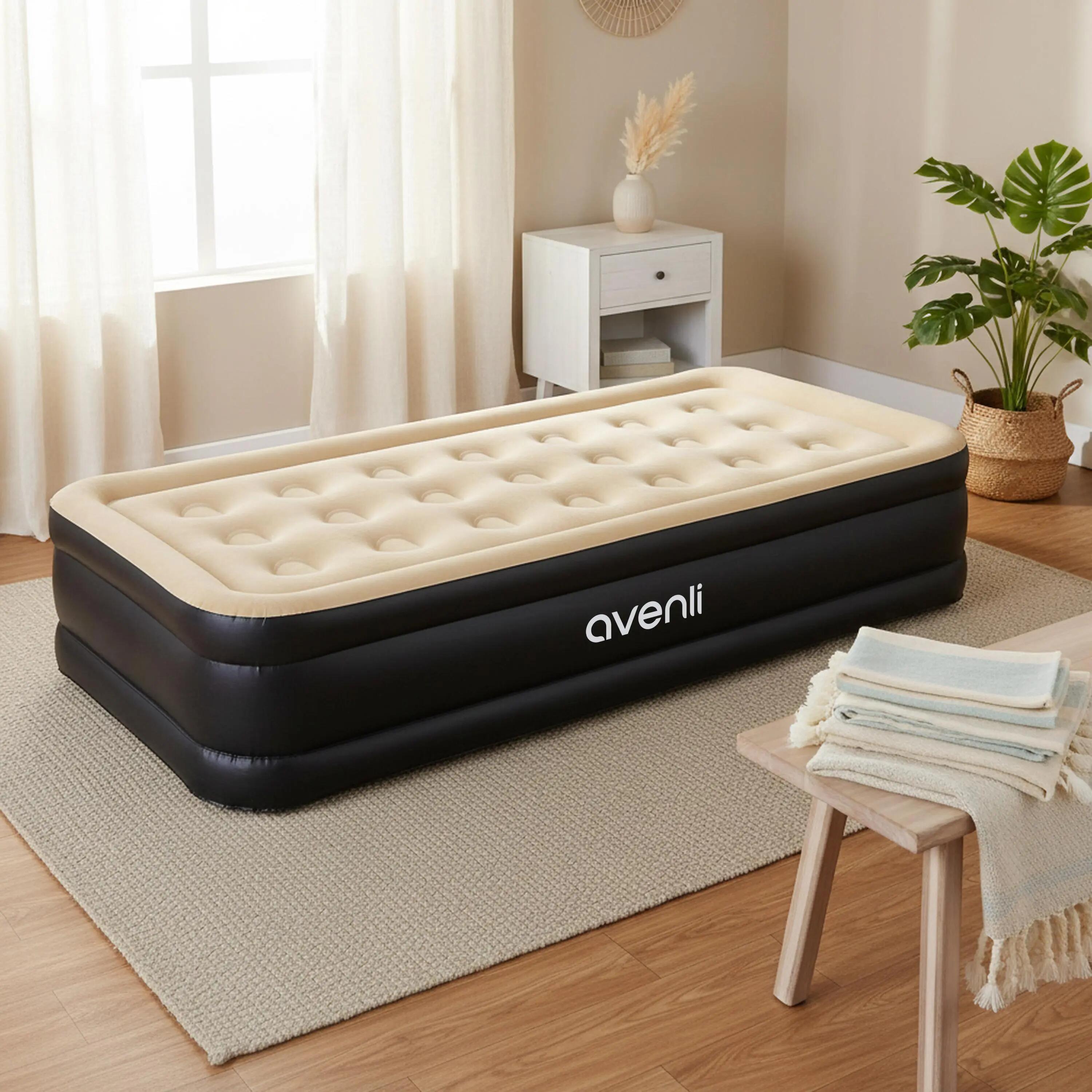 Luftmatratze selbstaufblasend 1 Person 196x97x47cm Luftbett mit Elektropumpe 6/10