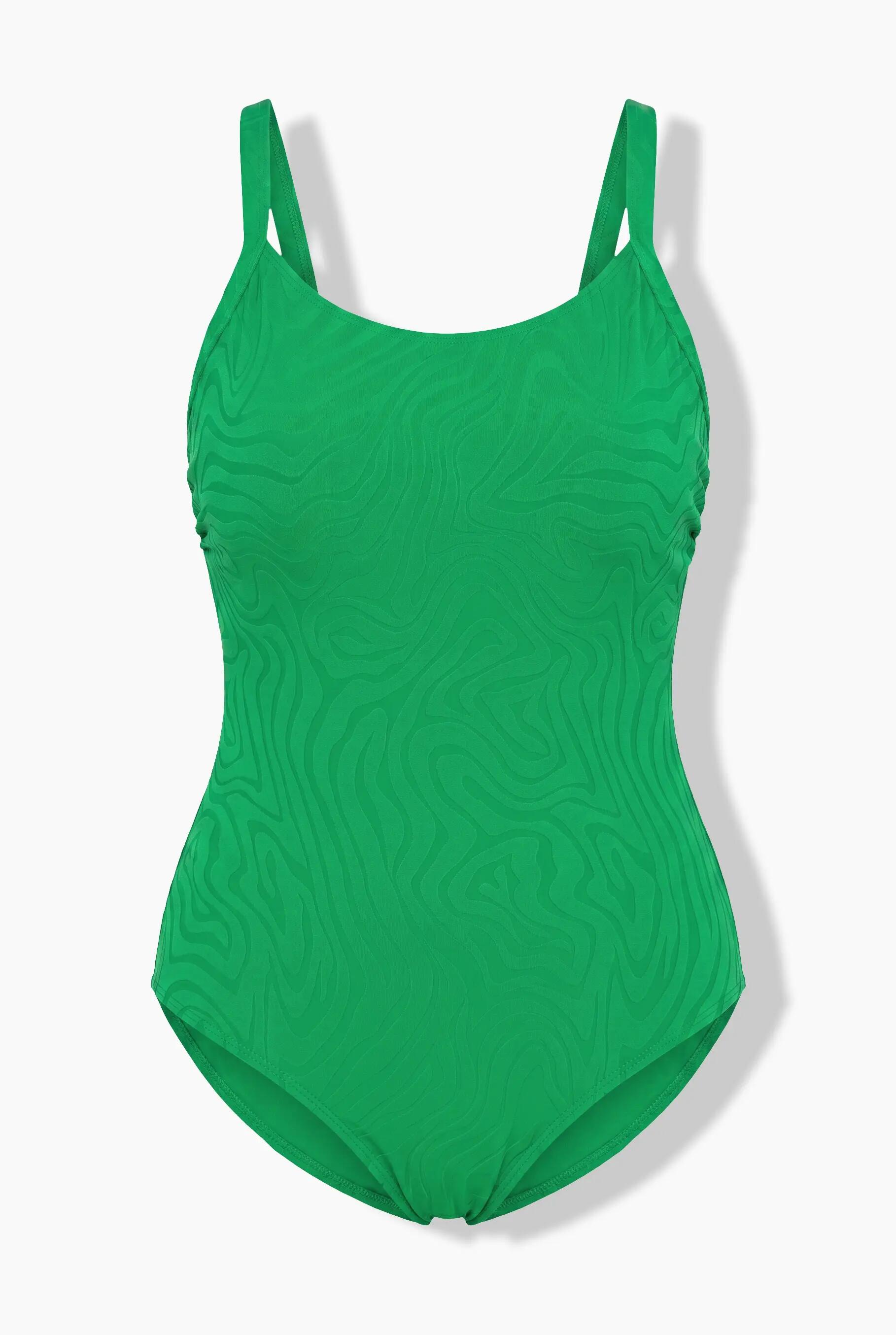 Dames Badpak sportieve print zachte cups verstelbare bandjes 6/7