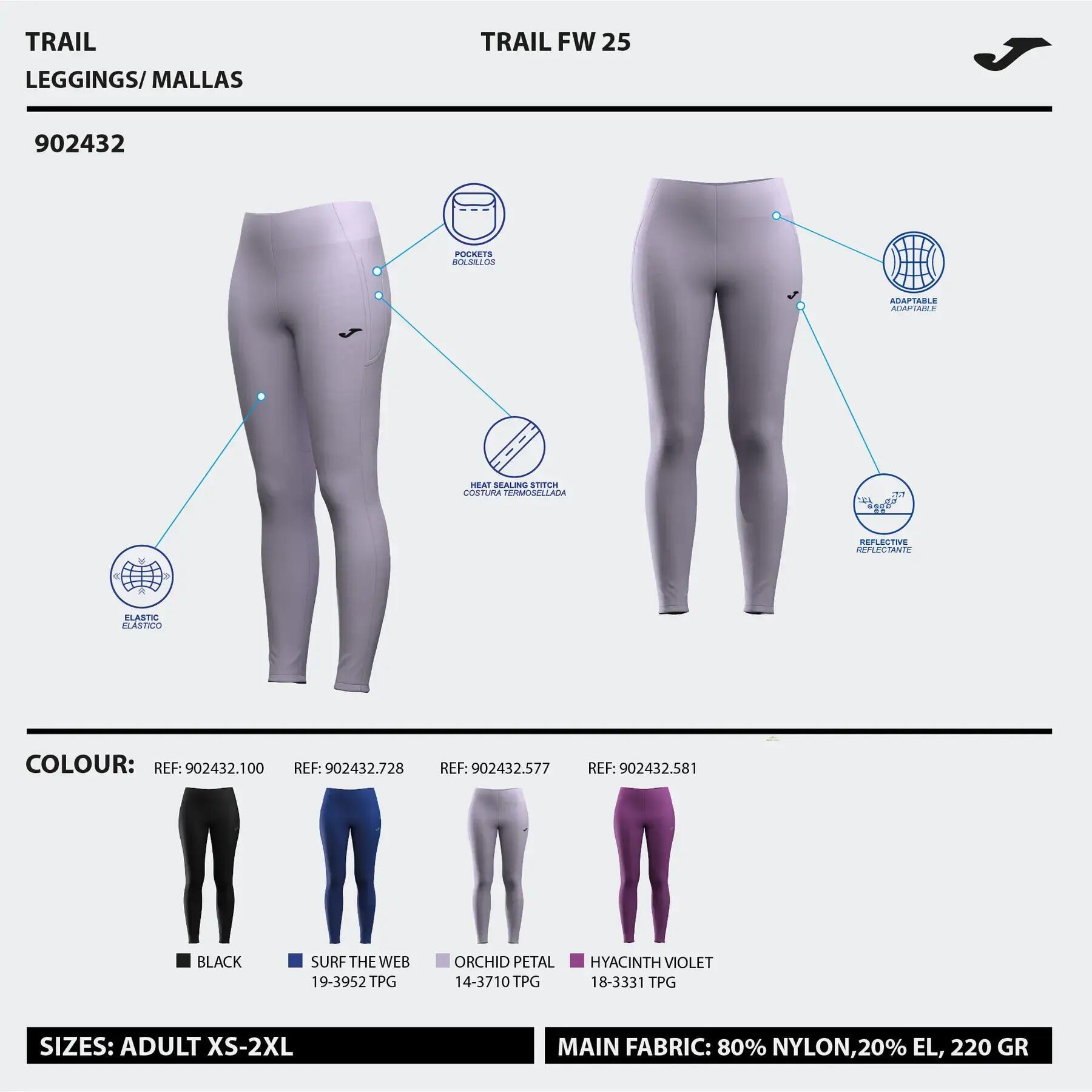 Legging femme Joma Nature 4/6