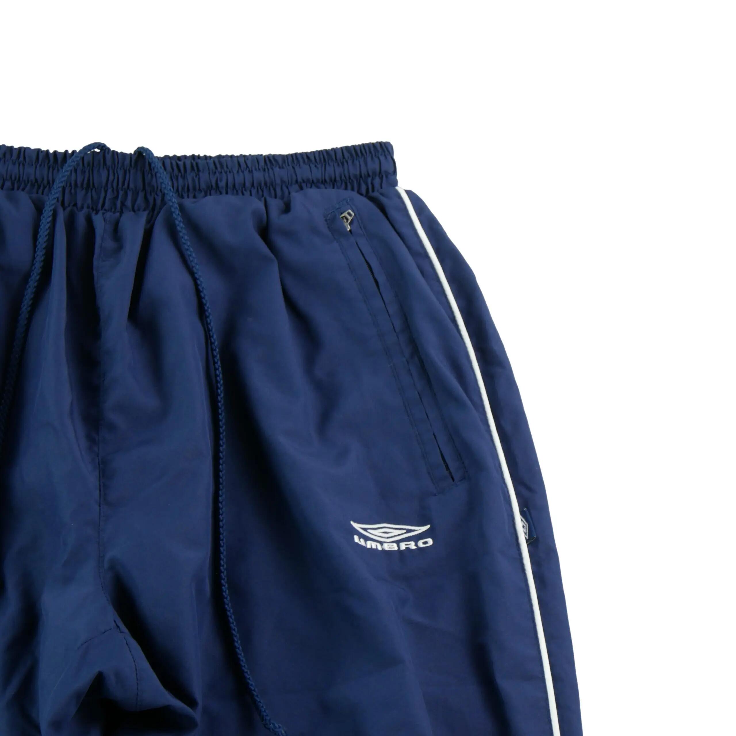 Men's Jogging Pants Y2K Zip Pockets 3/8