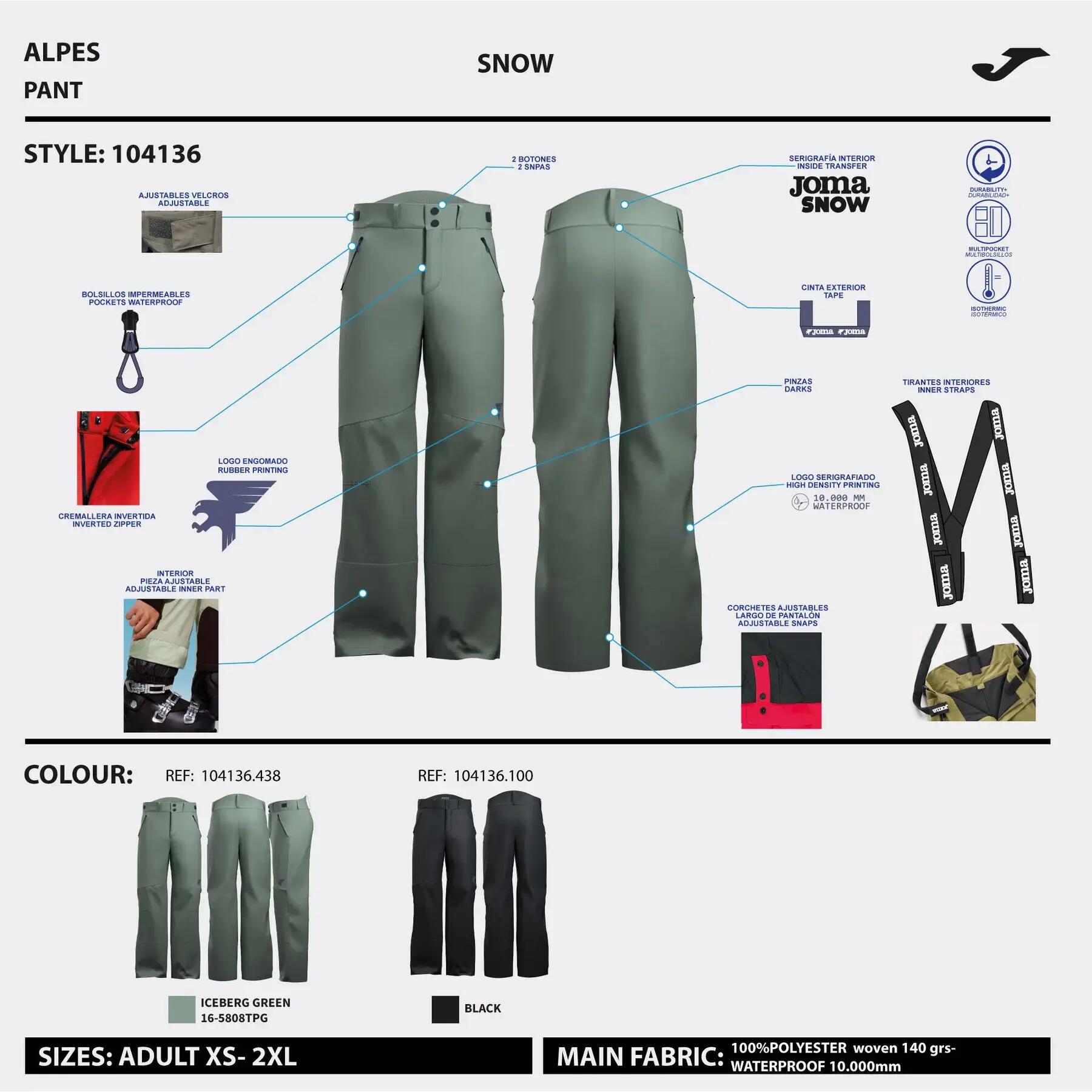 Pantalon de ski Joma Everest 3/7